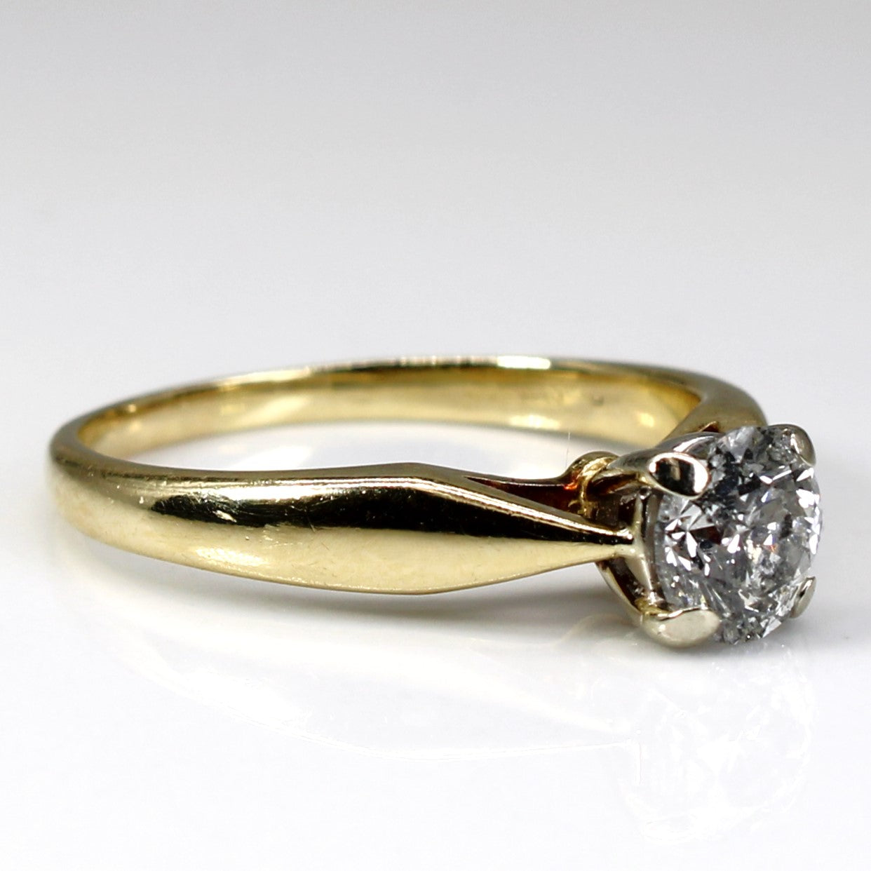 Four Prong Solitaire Diamond Ring | 0.96ct I2 E | SZ 8 |