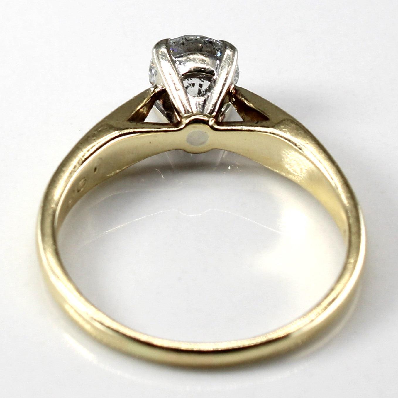 Four Prong Solitaire Diamond Ring | 0.96ct I2 E | SZ 8 |