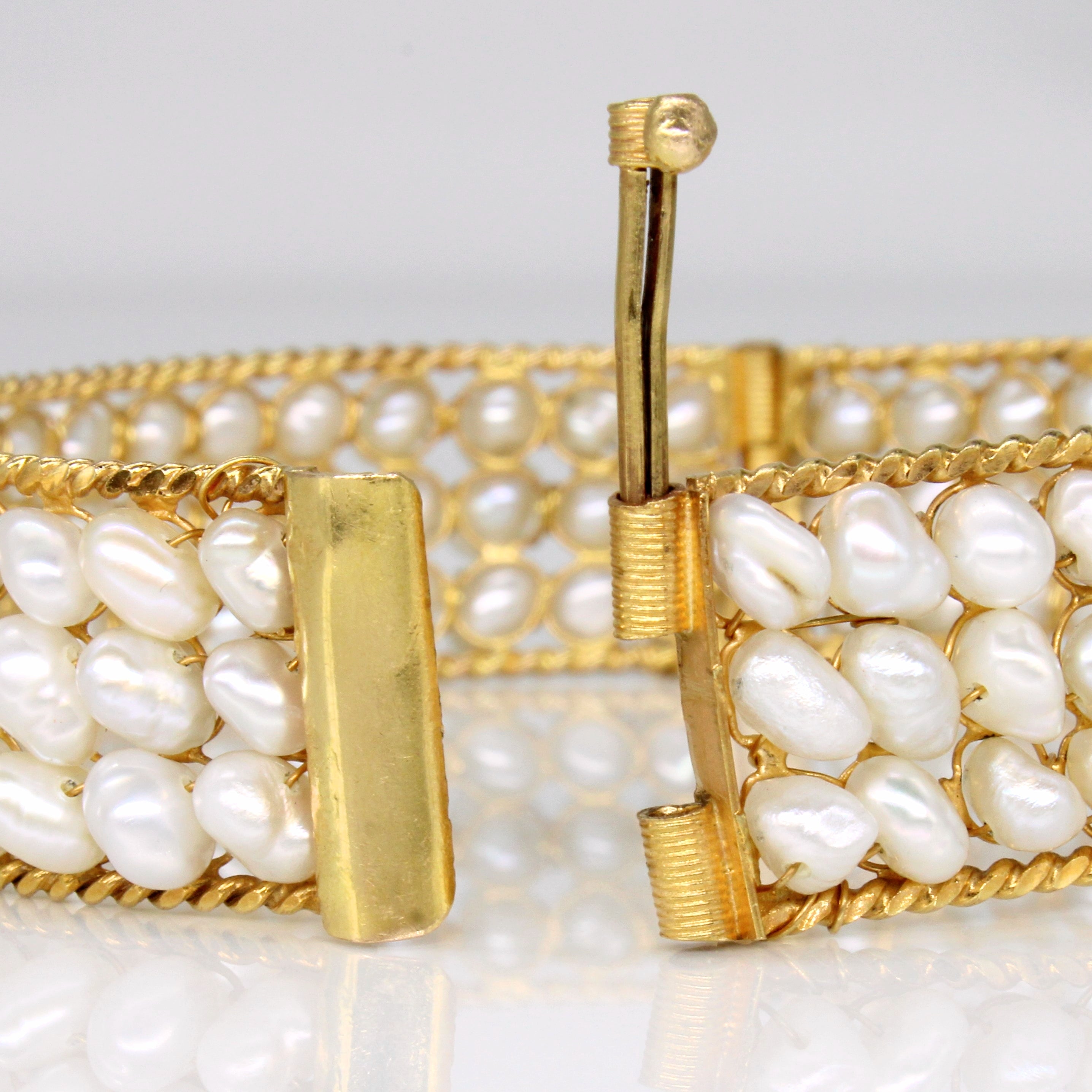 Rice Pearl Bracelet | 8" |