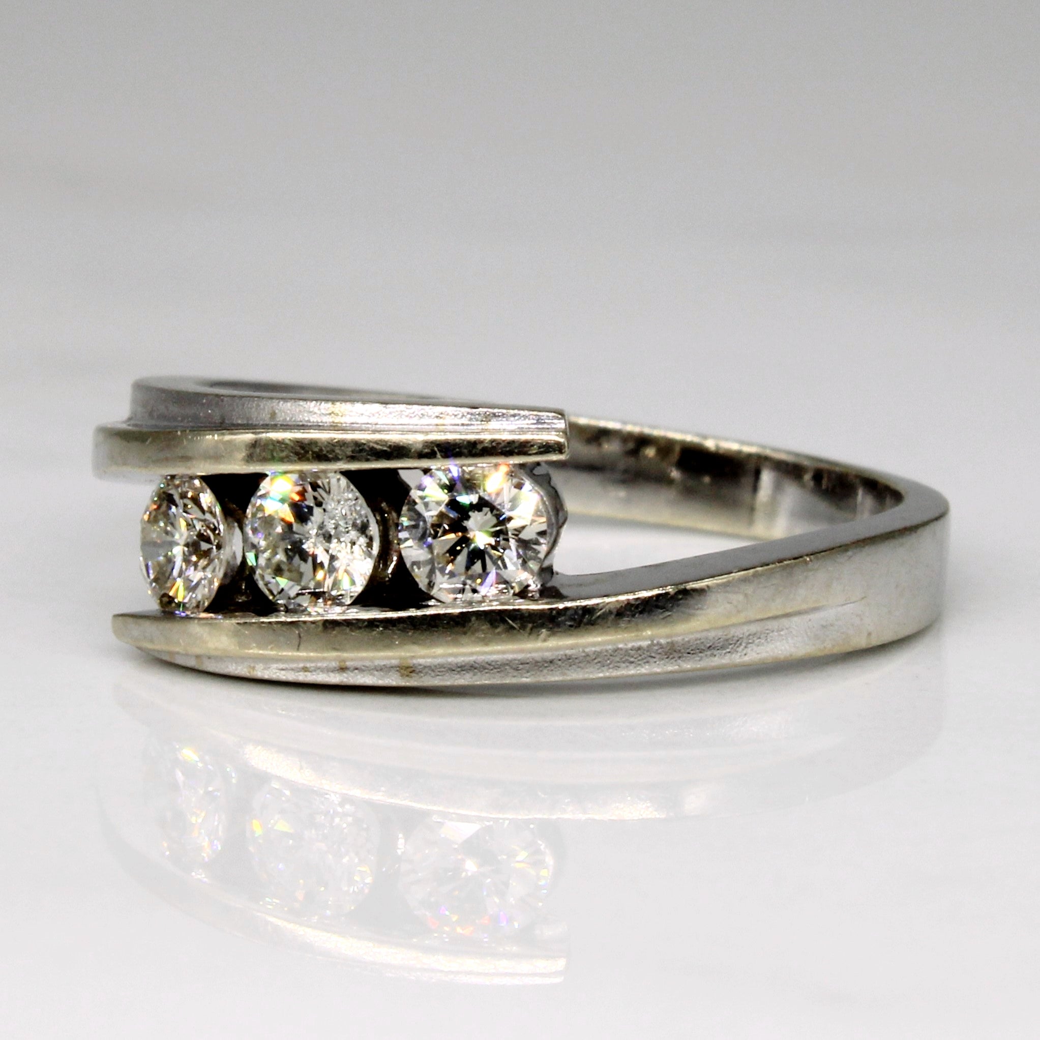 Channel Set Diamond Ring | 0.45ctw | SZ 6.5 |