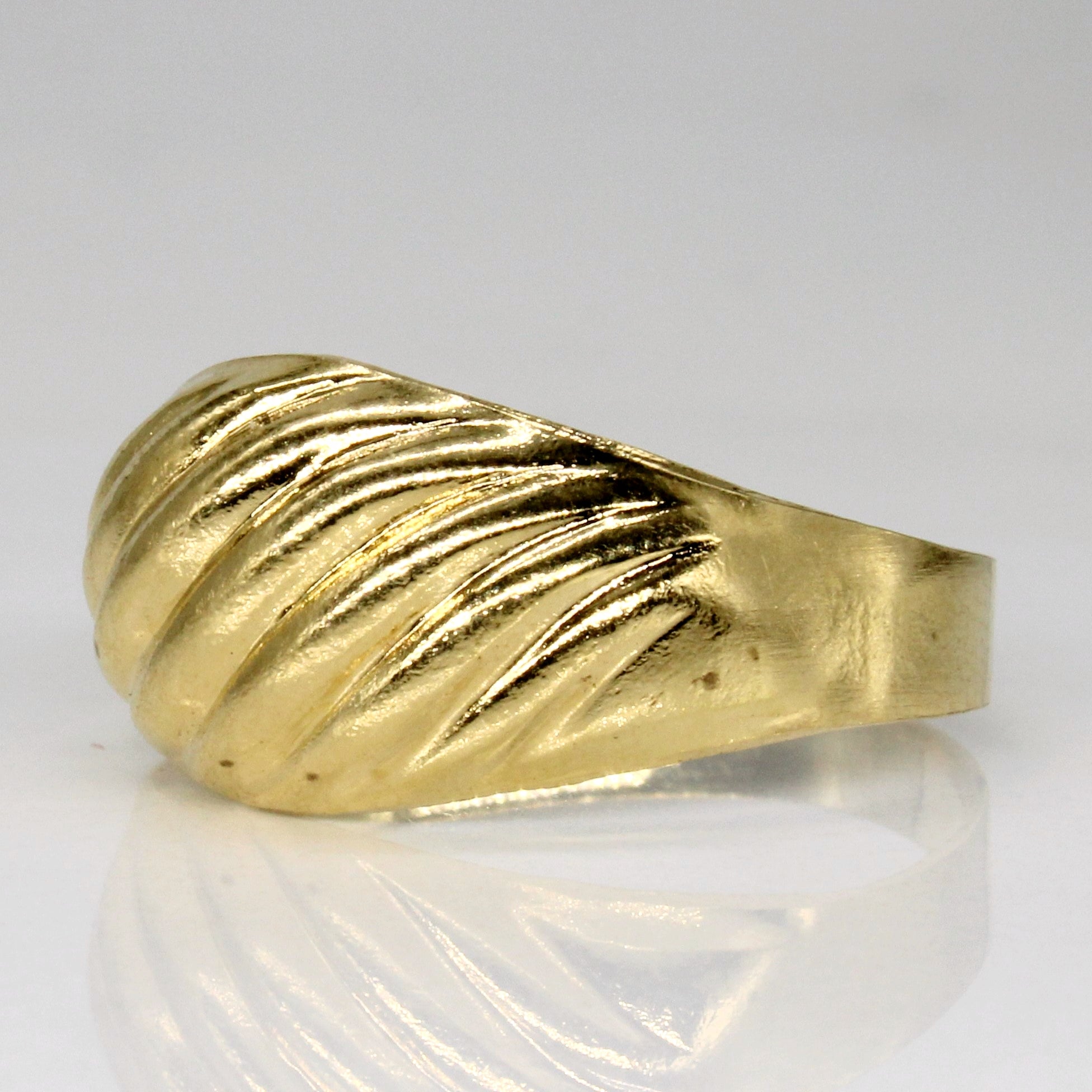 Italian 18k Yellow Gold Ring | SZ 8.5 |
