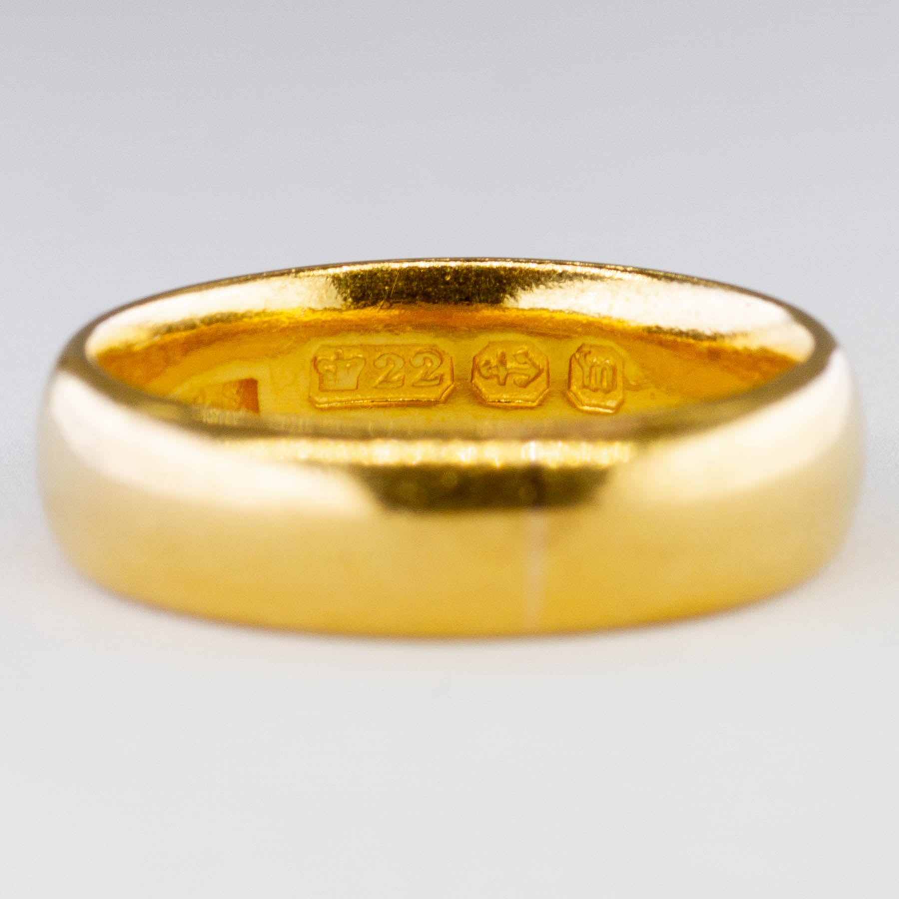 1886 Birmingham 22k Yellow Gold Band | SZ 7 | 5.6mm |
