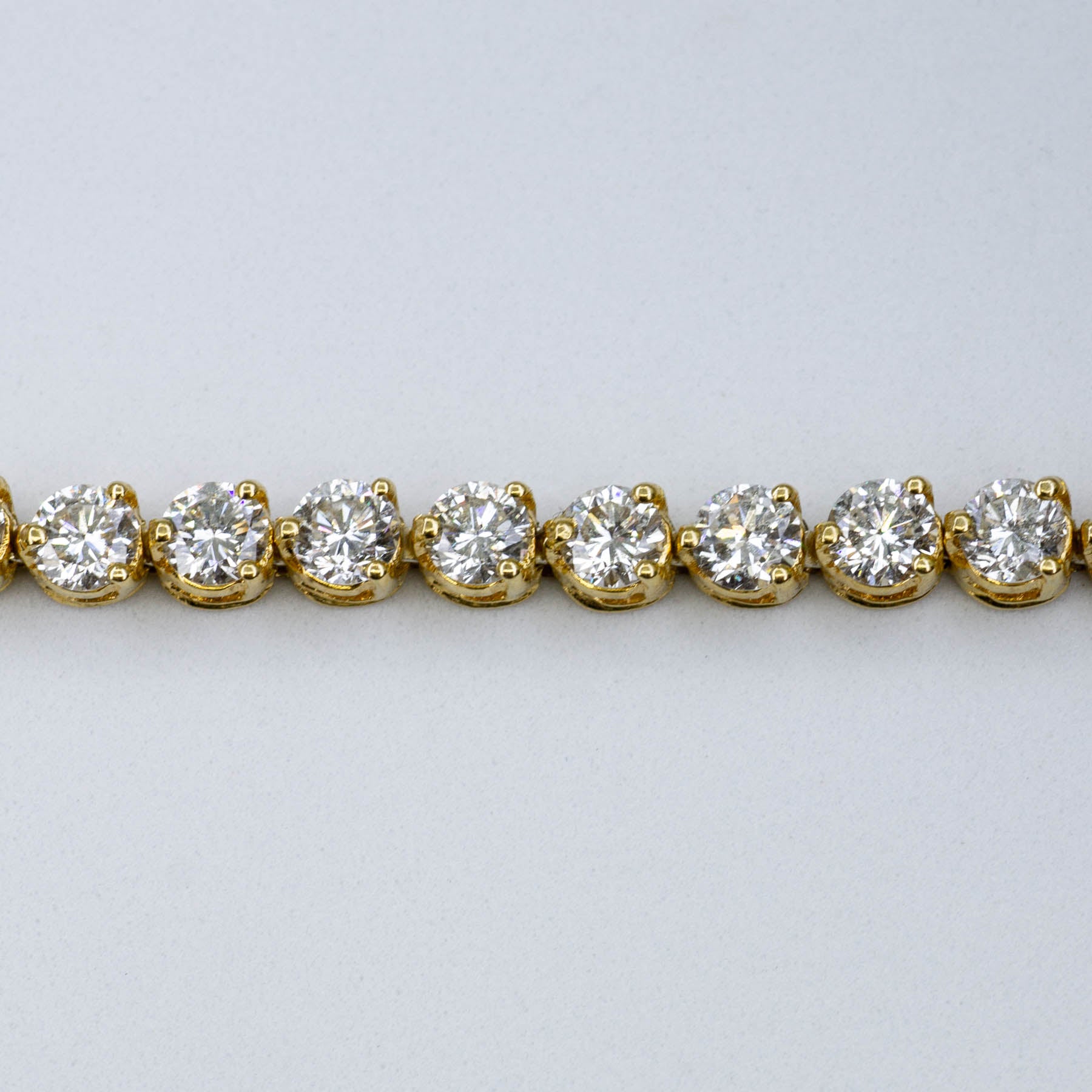18k Diamond Tennis Bracelet | 9.10ctw | 7" |