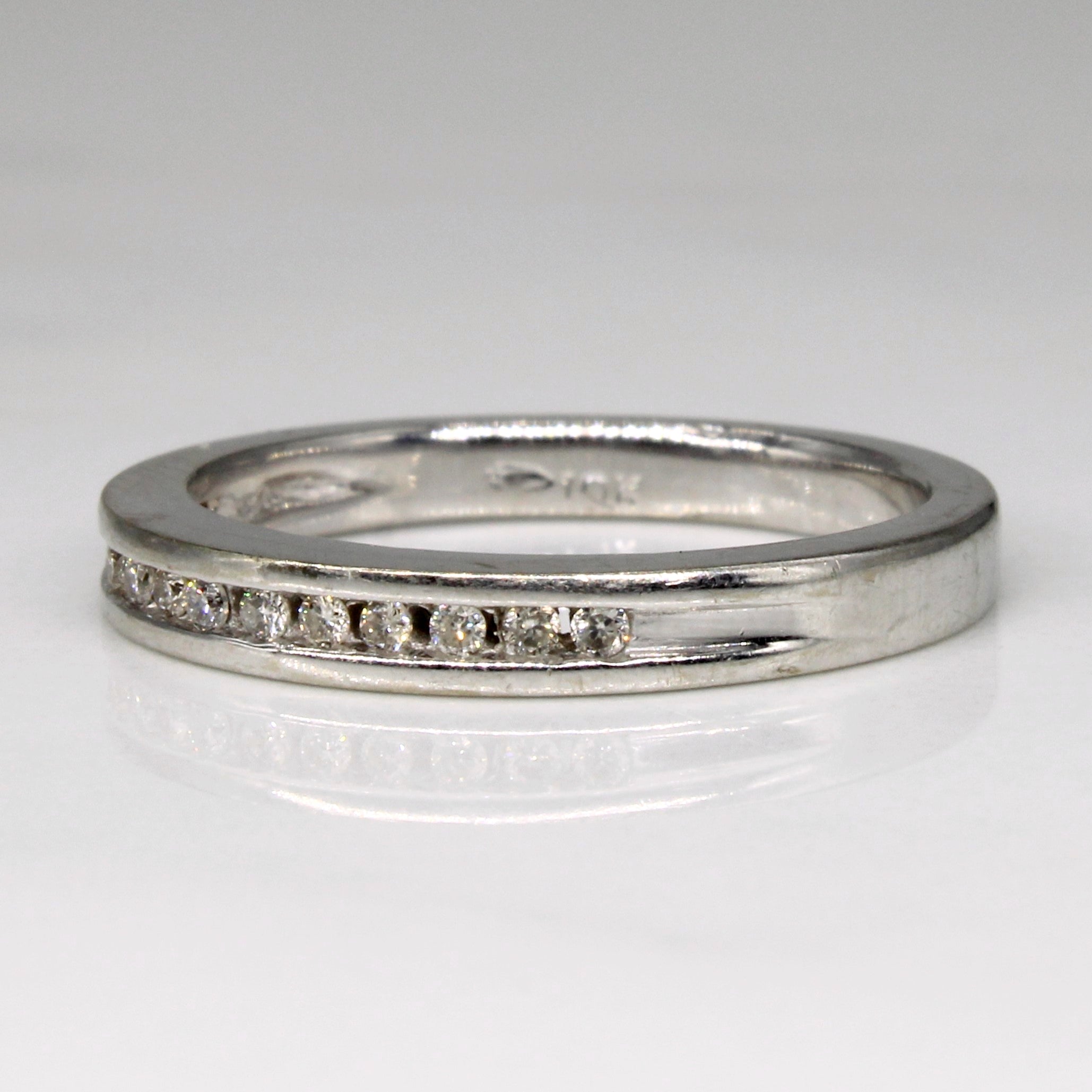 Channel Set Diamond Ring | 0.08ctw | SZ 6.25 |