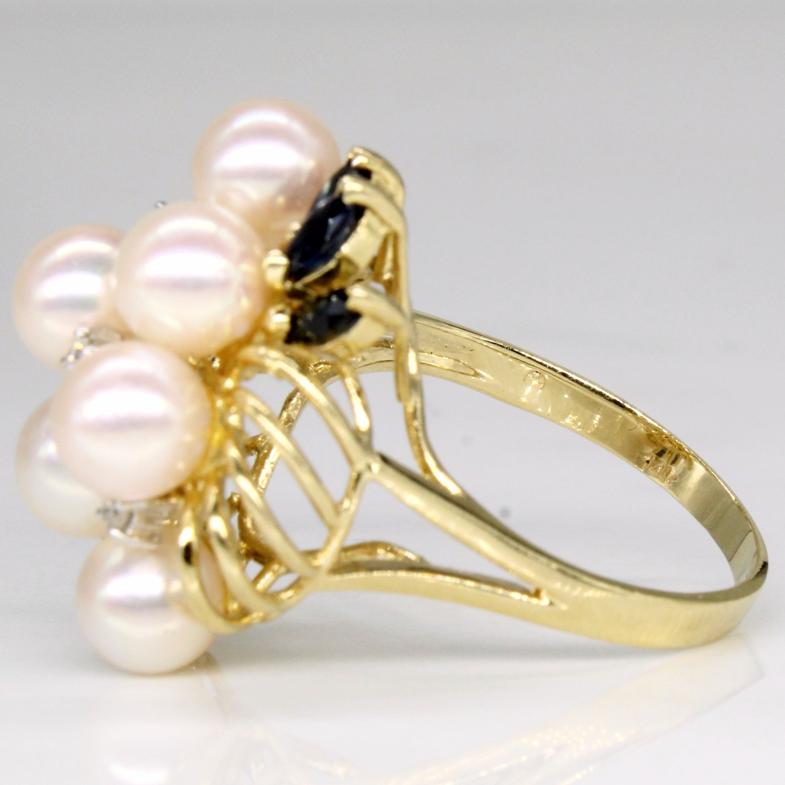 Multi Gem Cocktail Ring | 0.48ctw | SZ 7.5 |
