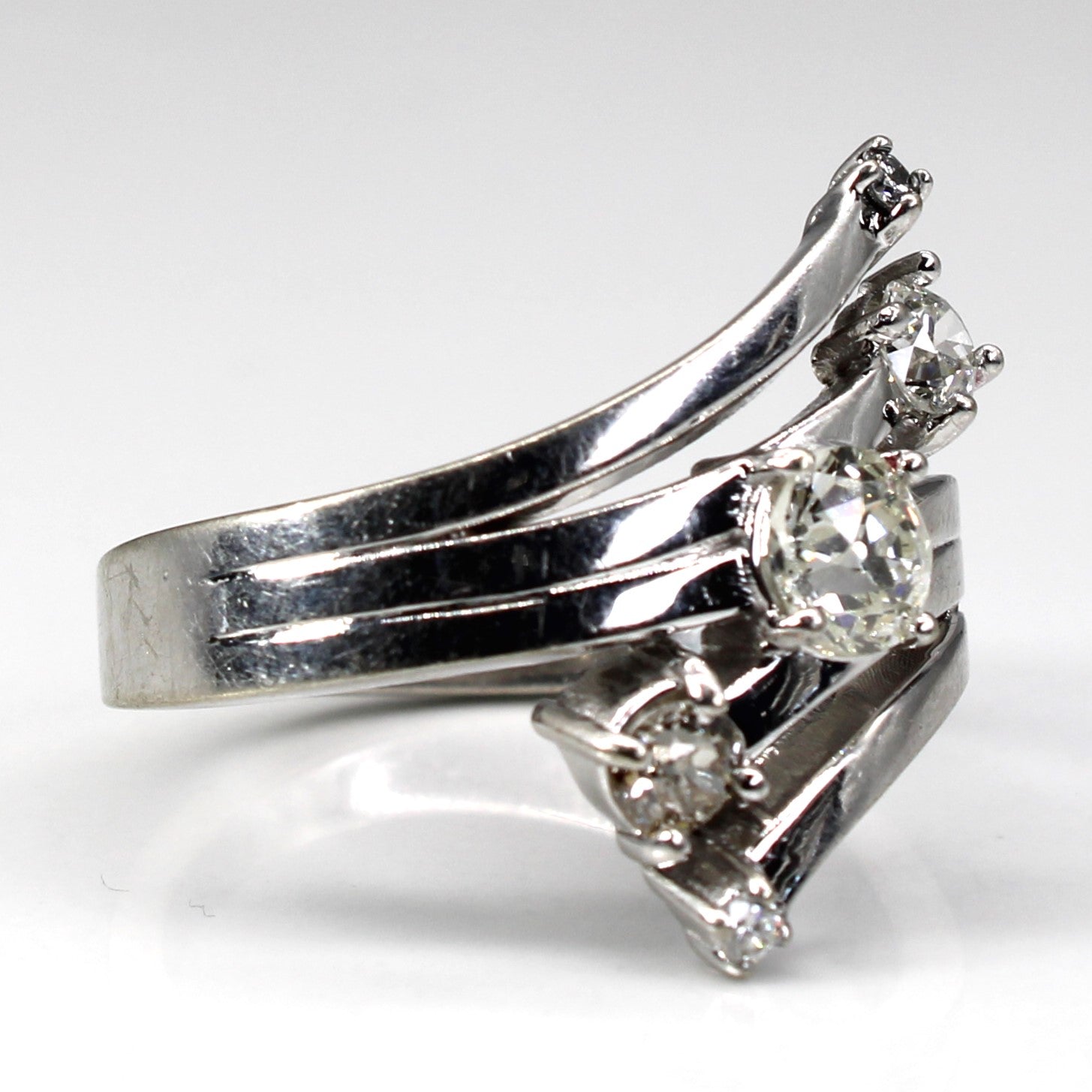Bypass Diamond Ring | 1.06ctw I1/I2 I/J | SZ 9.75 |