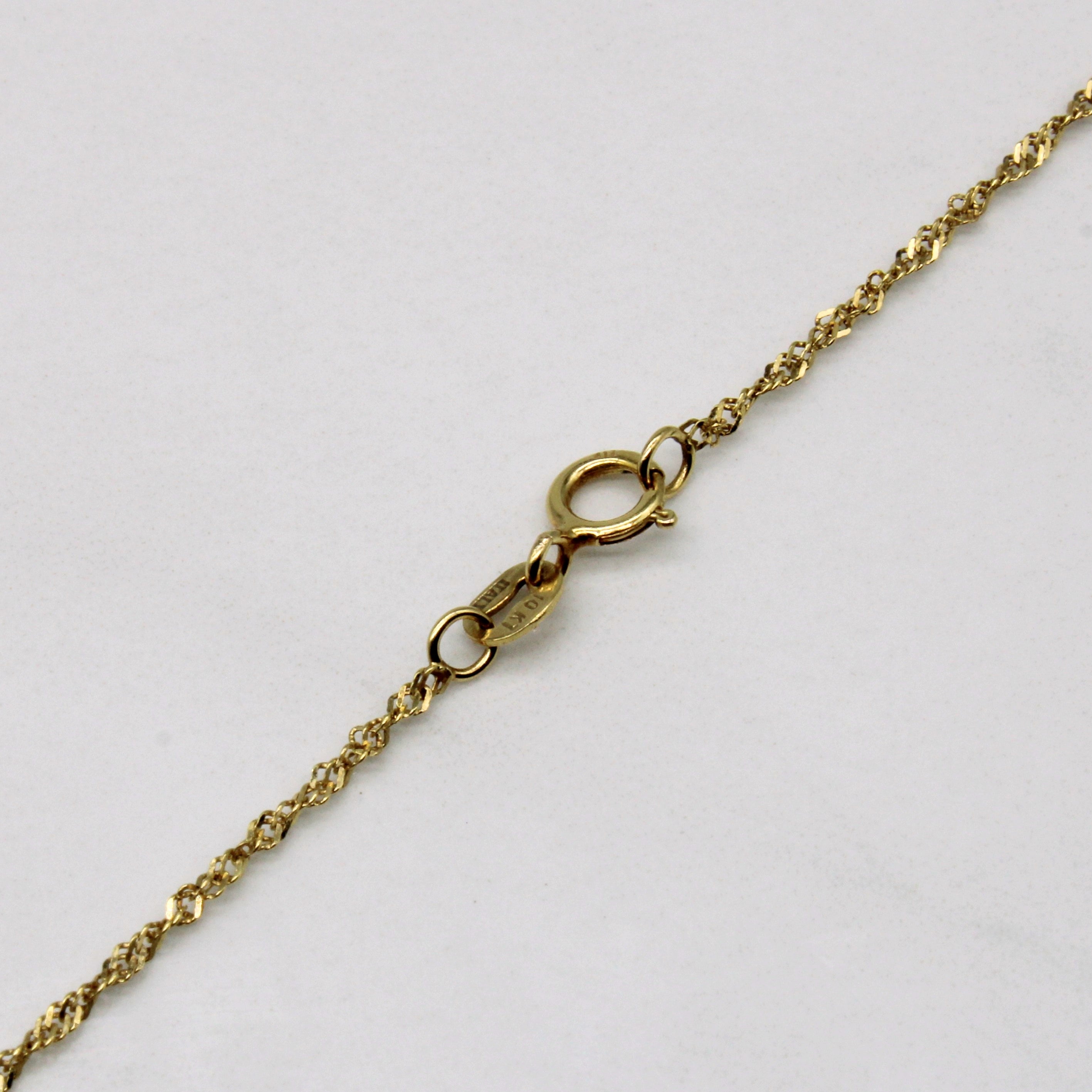 Diamond Heart Pendant & Necklace | 0.16ctw | 18" |