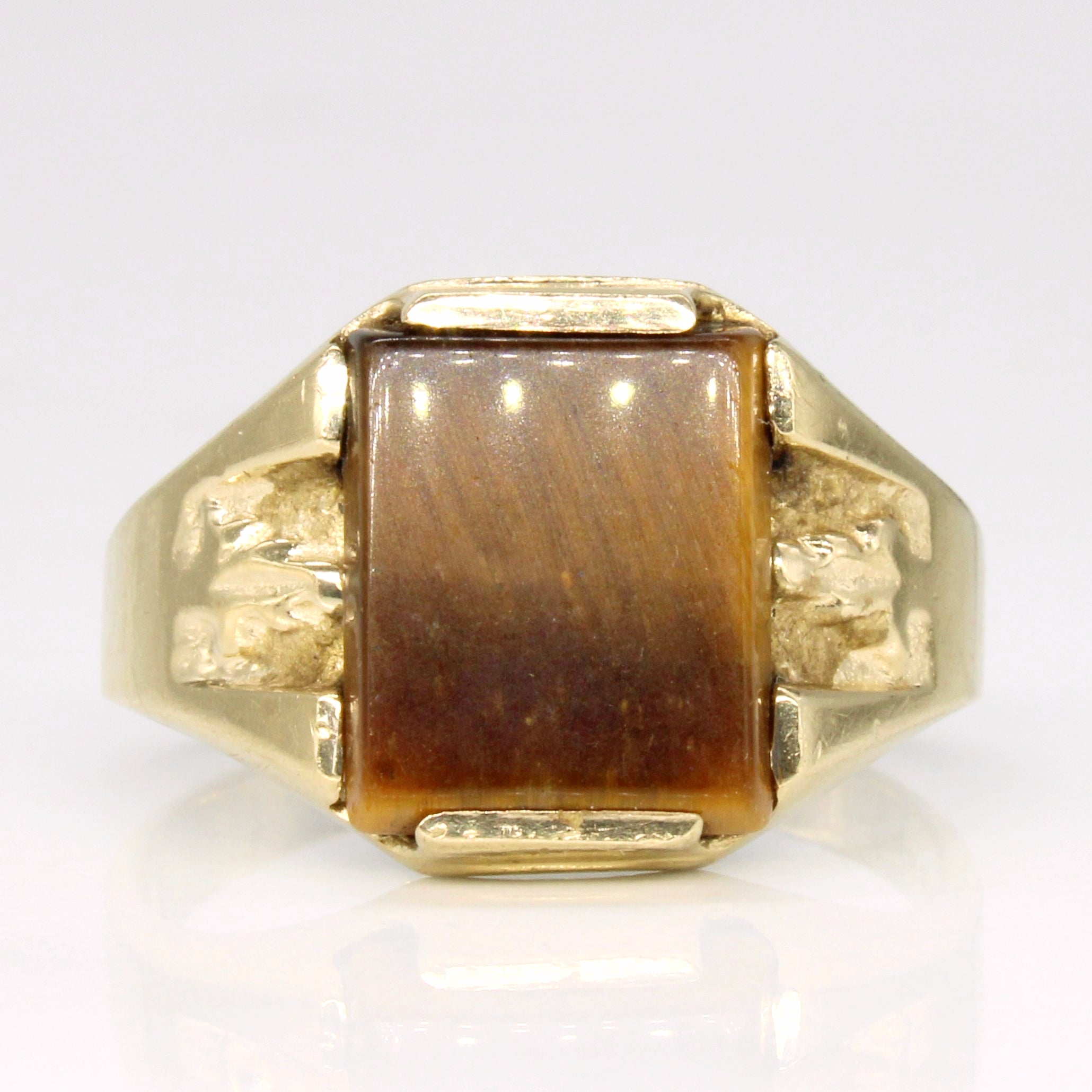 Tiger's Eye Quartz Ring | 2.30ct | SZ 9.25 |