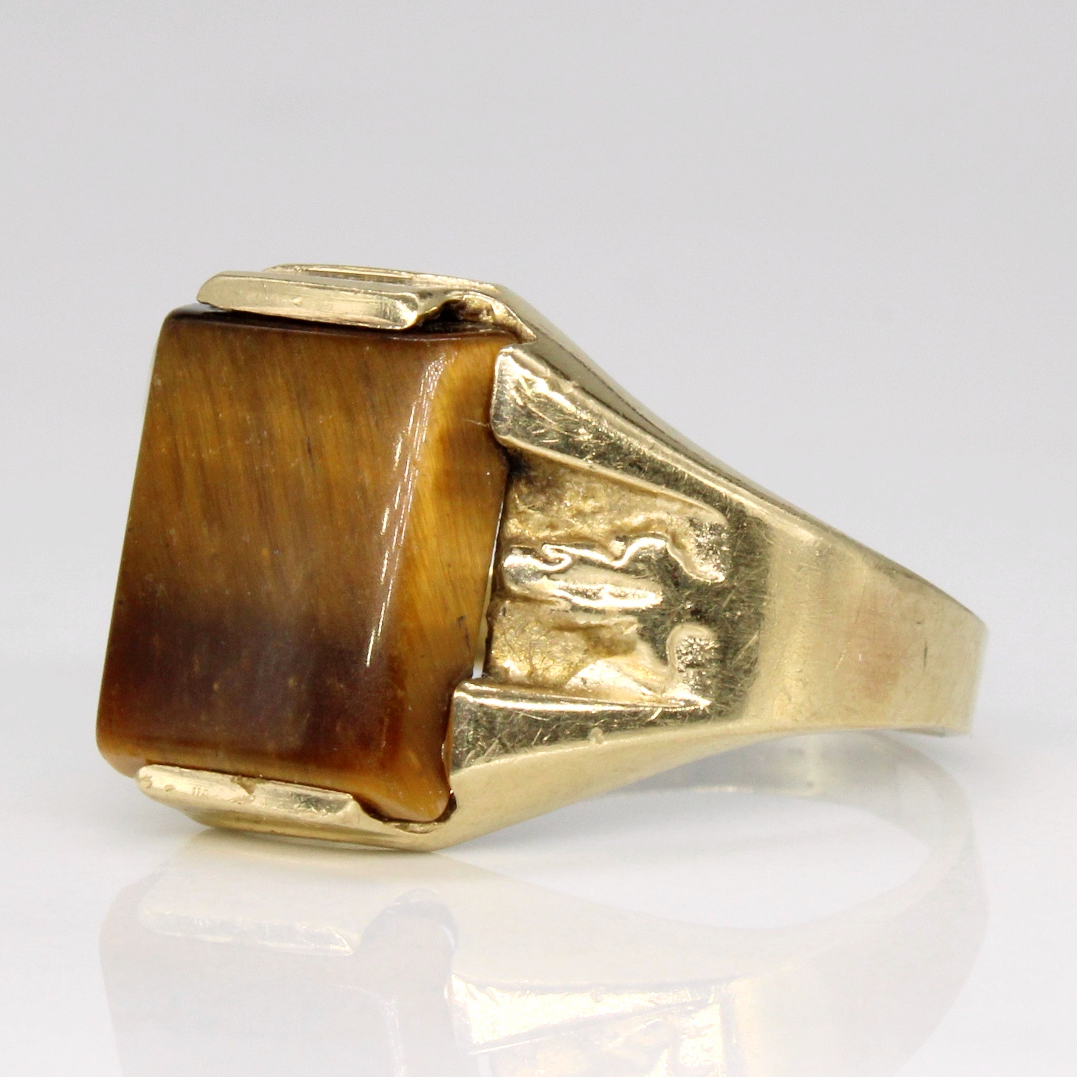 Tiger's Eye Quartz Ring | 2.30ct | SZ 9.25 |