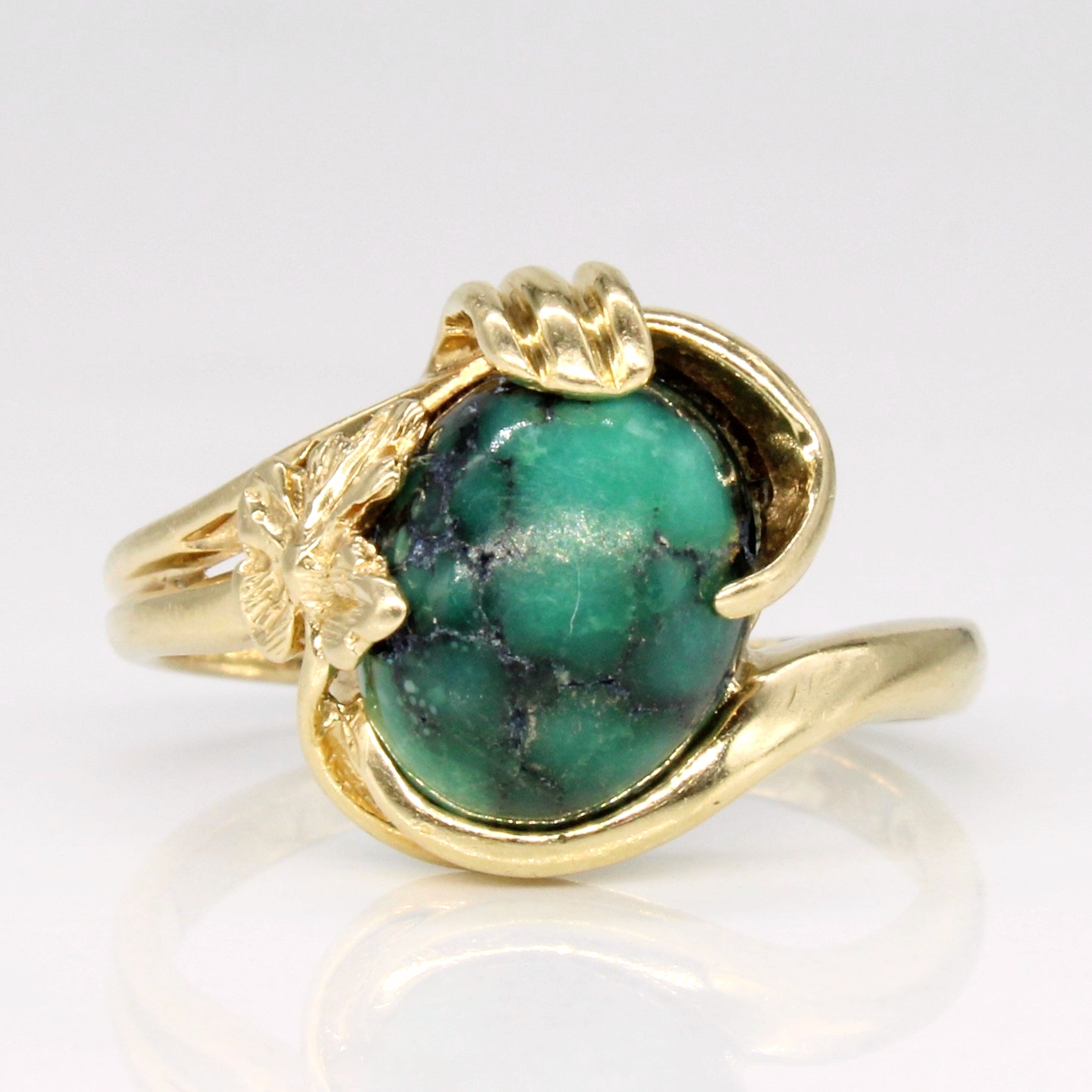 Green Turquoise Ring | 2.45ct | SZ 6.25 |