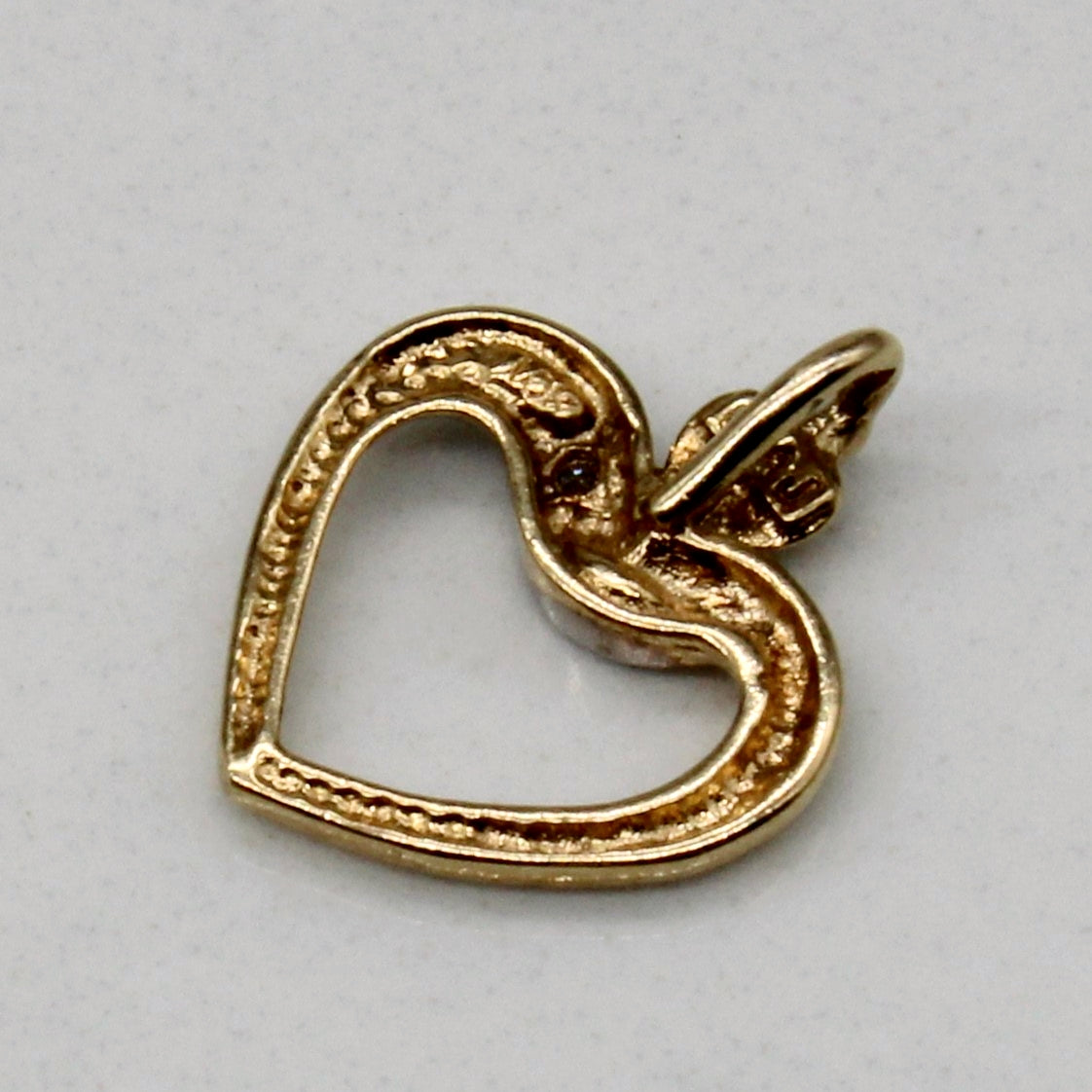 Diamond Heart Pendant | 0.01ct |