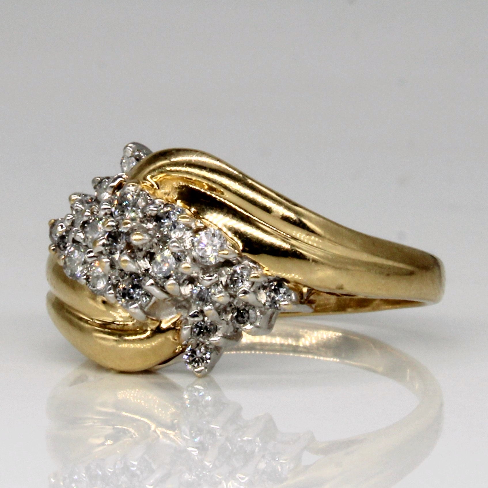 Diamond Waterfall Ring | 0.30ctw | SZ 7.25 |