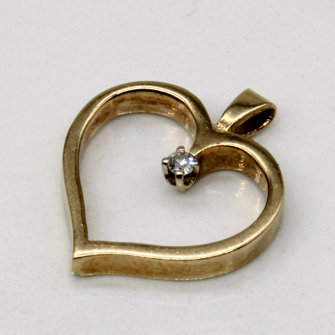 Diamond Heart Pendant | 0.02ct |