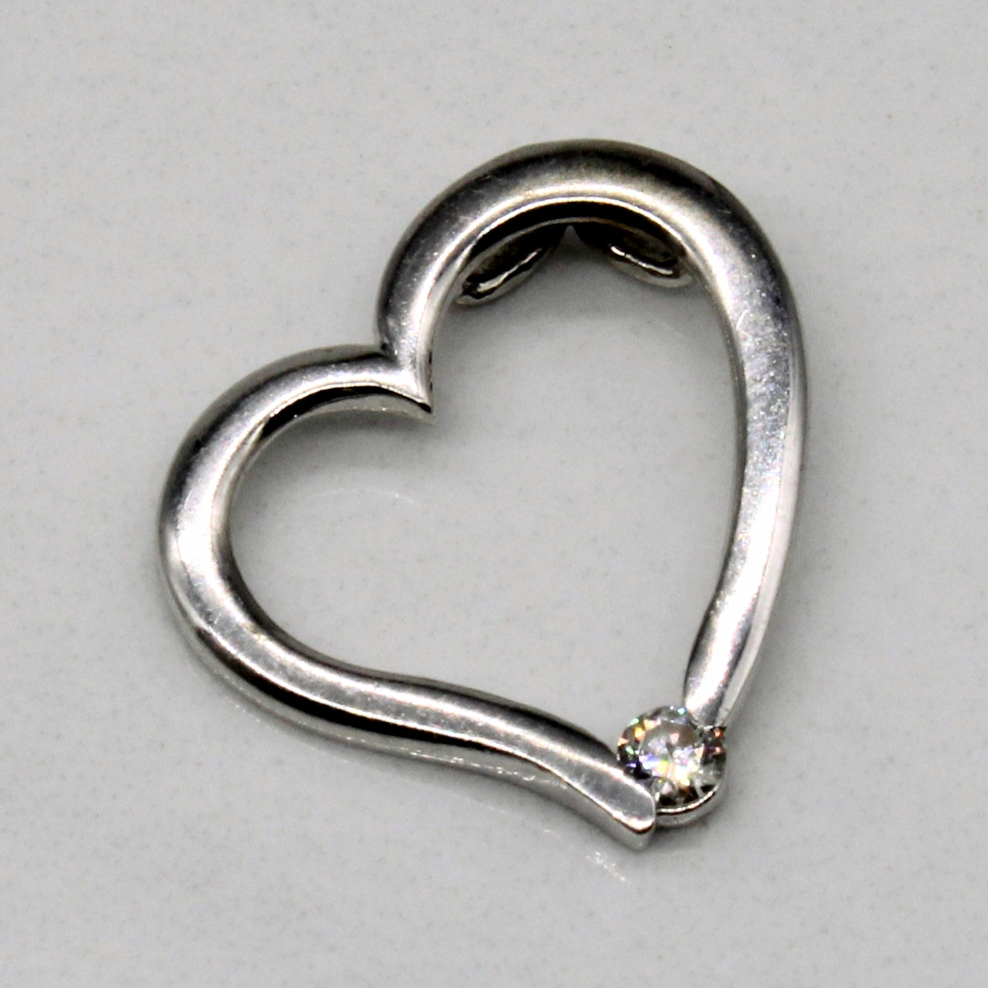 Diamond Heart Pendant | 0.04ct |