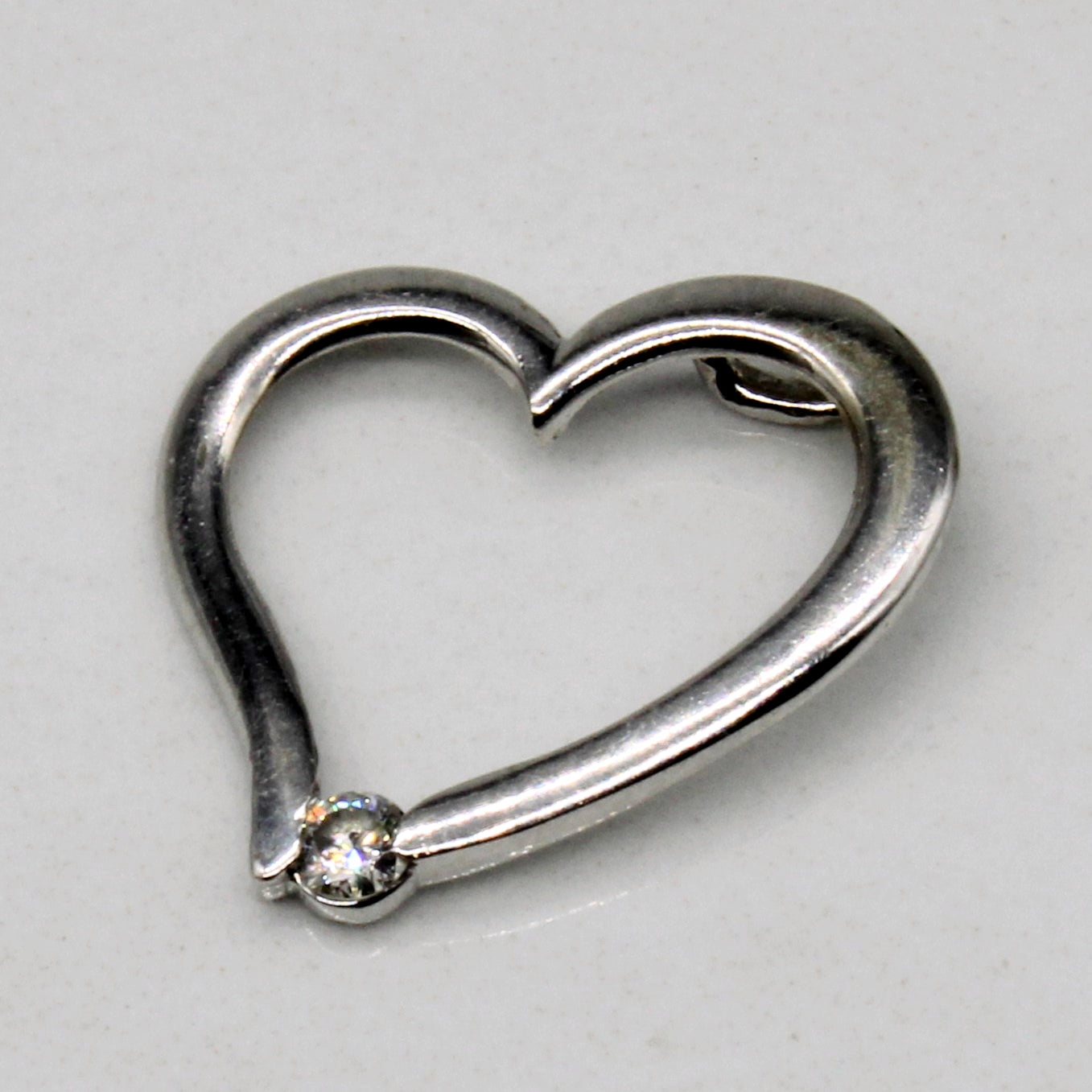 Diamond Heart Pendant | 0.04ct |