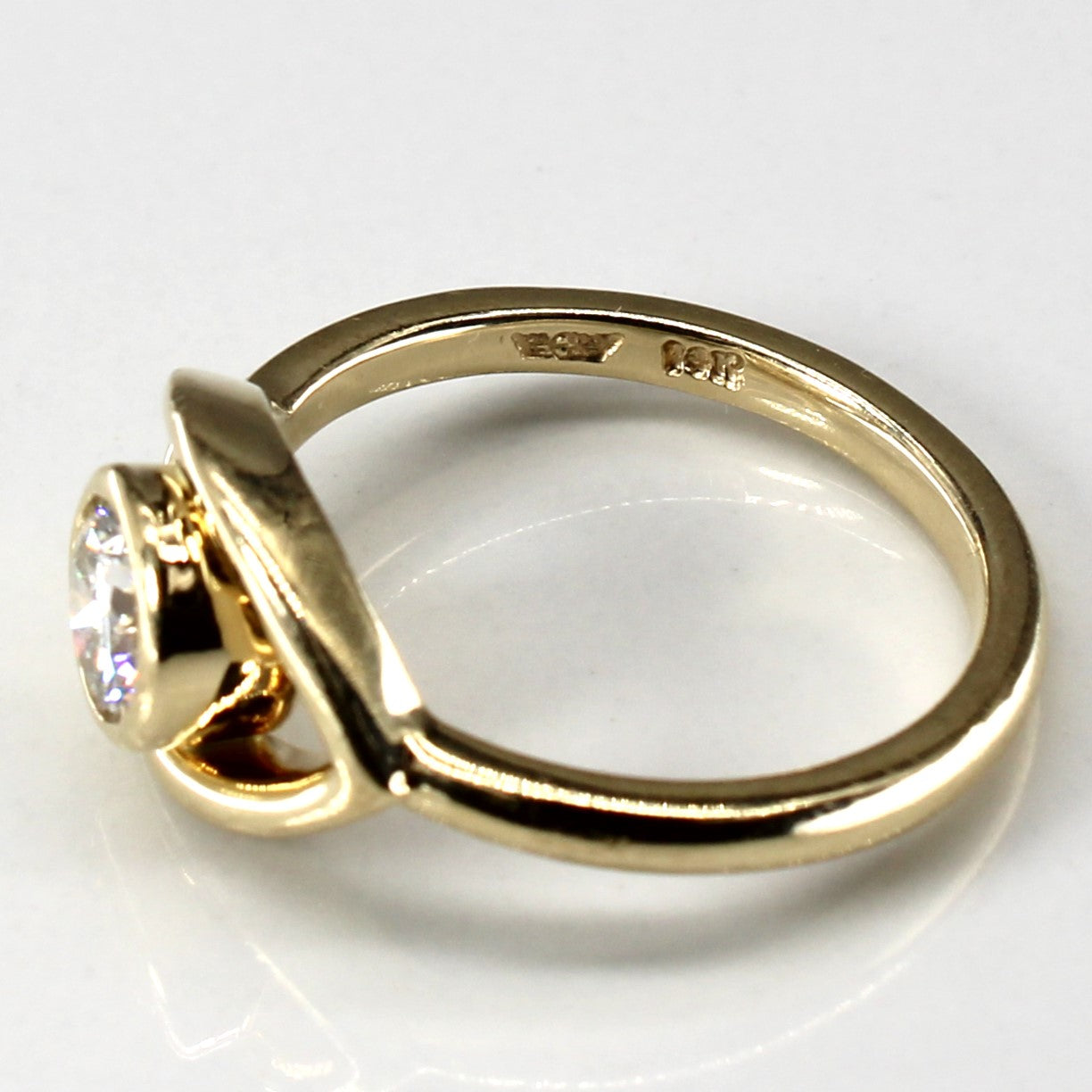 Bague sertie de diamants | 0,65 ct SI2 H/I | Taille 7,5 |