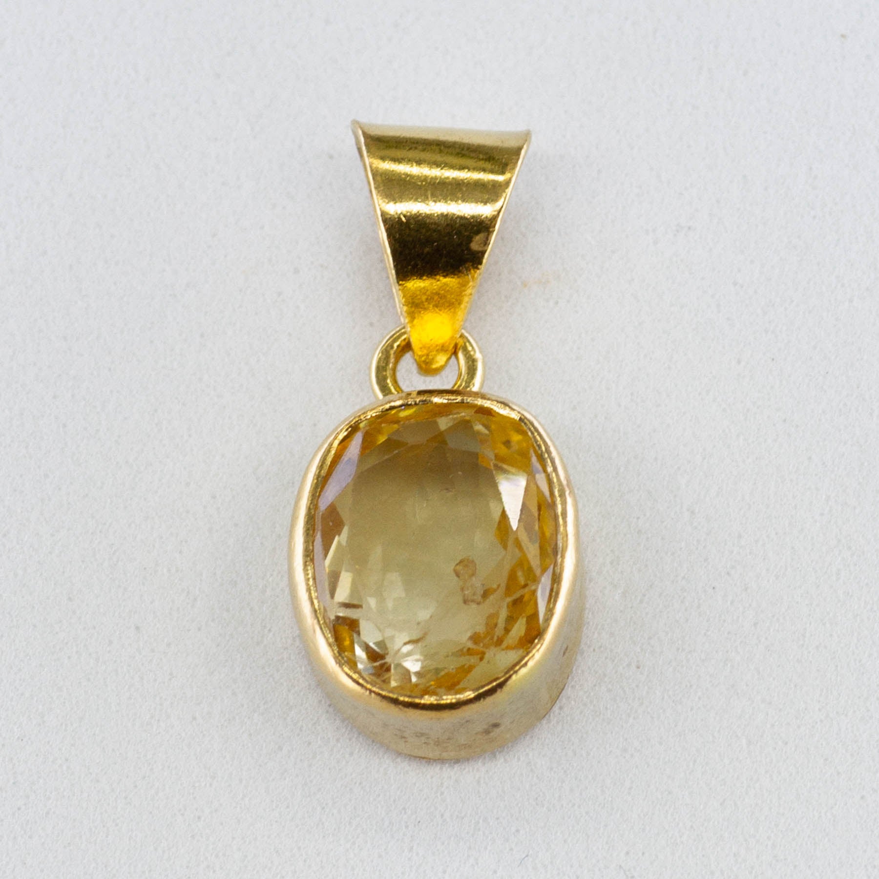 Yellow deals sapphire locket