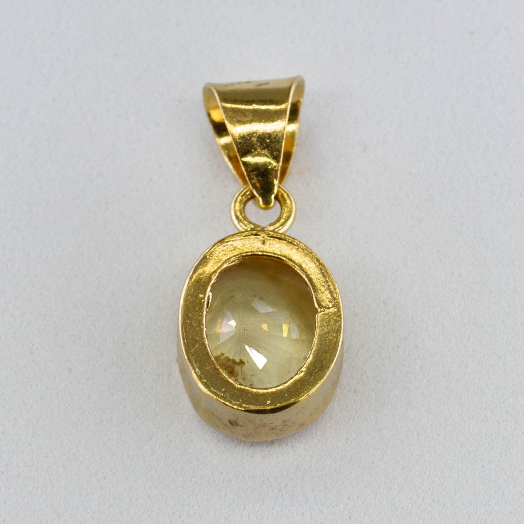 Yellow Sapphire Pendant | 4.25ct |