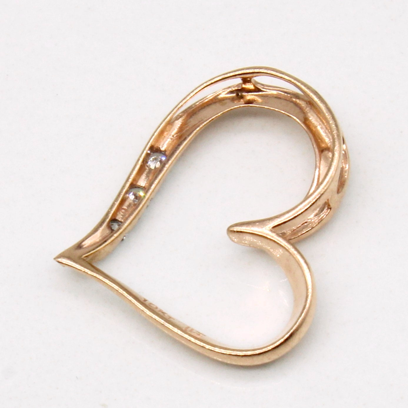 Diamond Heart Pendant | 0.03ctw |