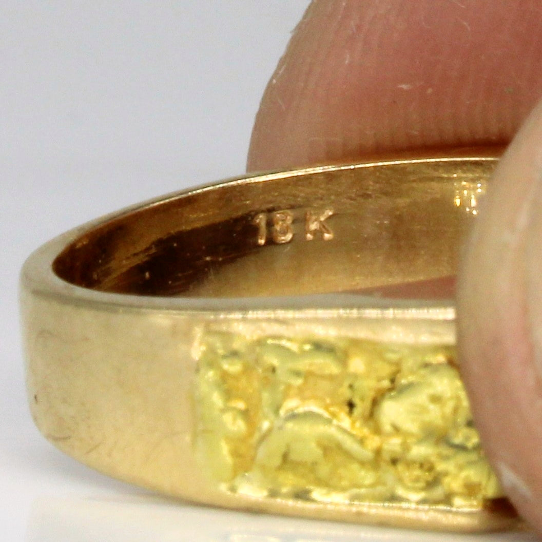 Diamond & Nugget Ring | 0.11ctw | SZ 5.5 |