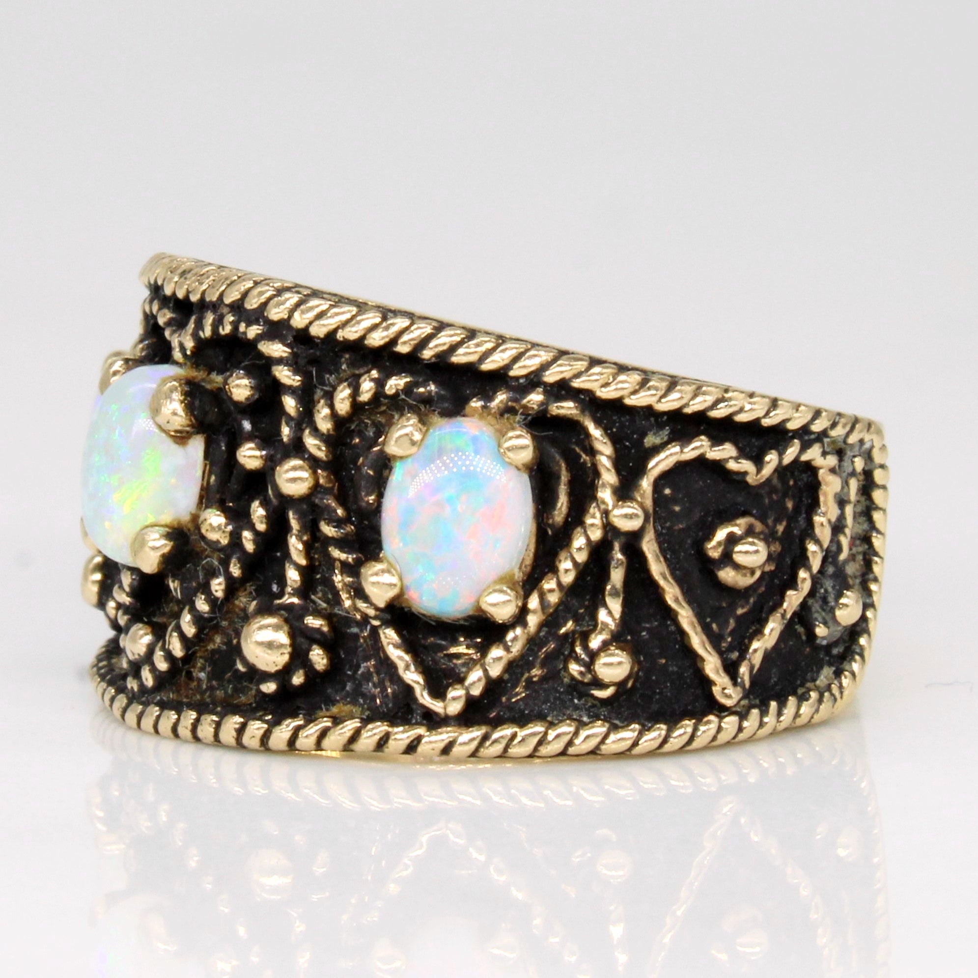 Opal Heart Ring | 0.50ctw | SZ 6 |