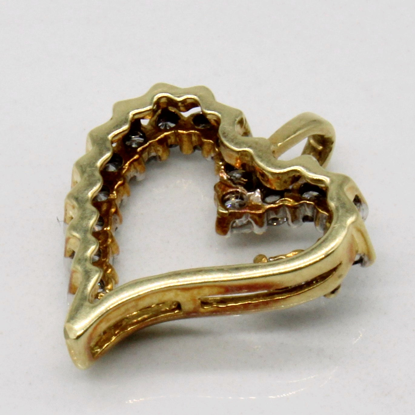 Diamond Heart Pendant | 0.42ctw |