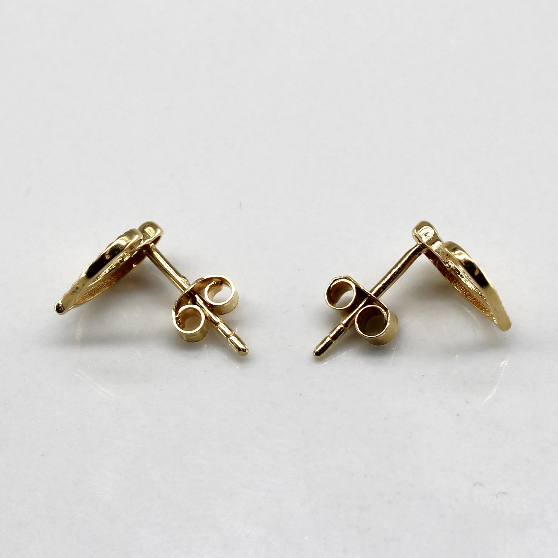 Heart Design Stud Earrings