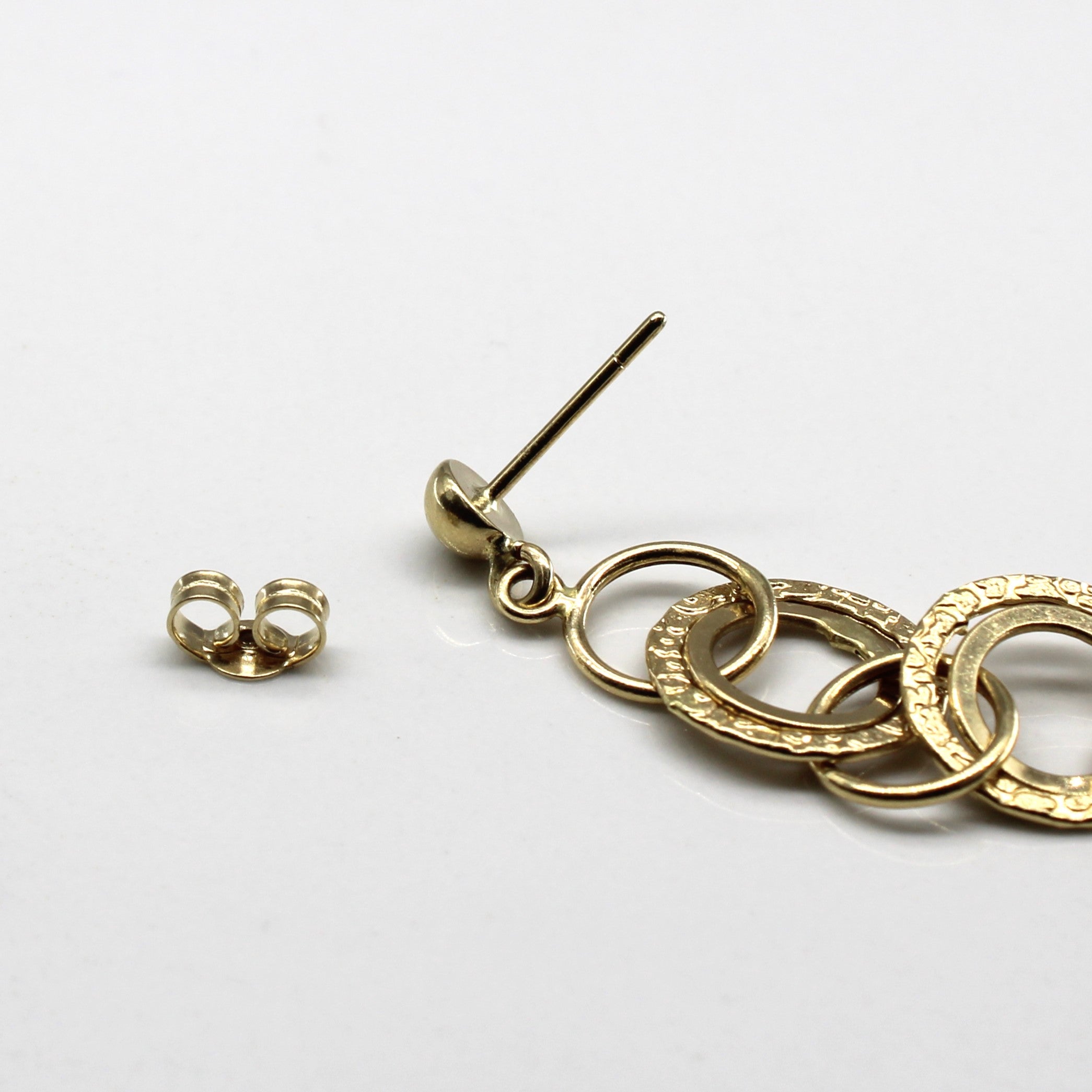 14k Yellow Gold Dangle Earrings