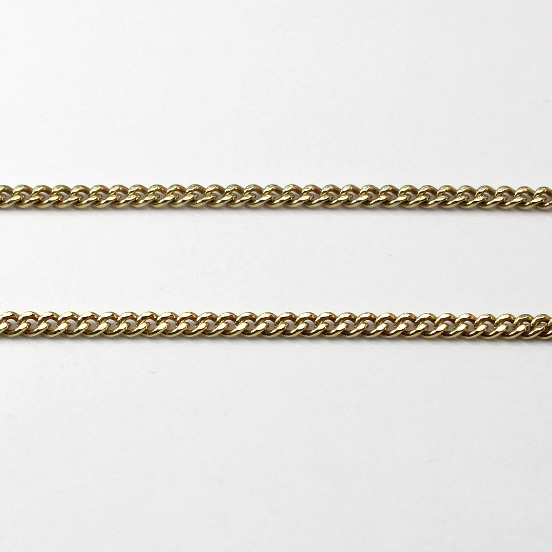 Yellow Gold Cable Link Chain | 17"|