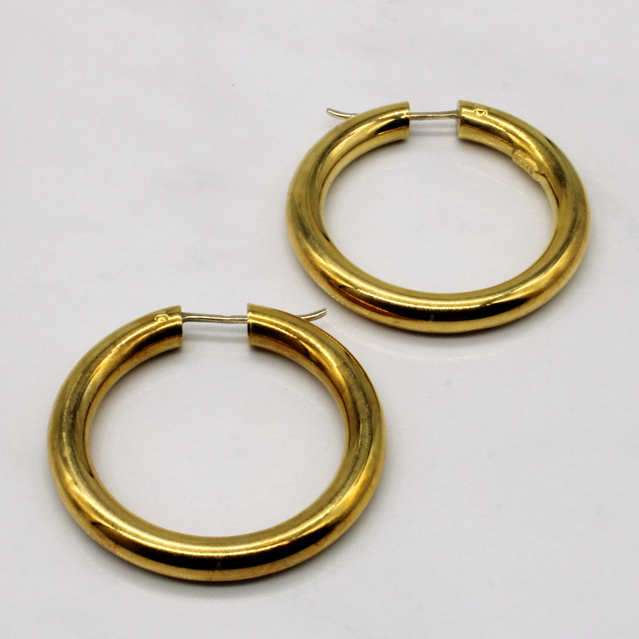 Birks' 18k Yellow Gold Hoop Earrings