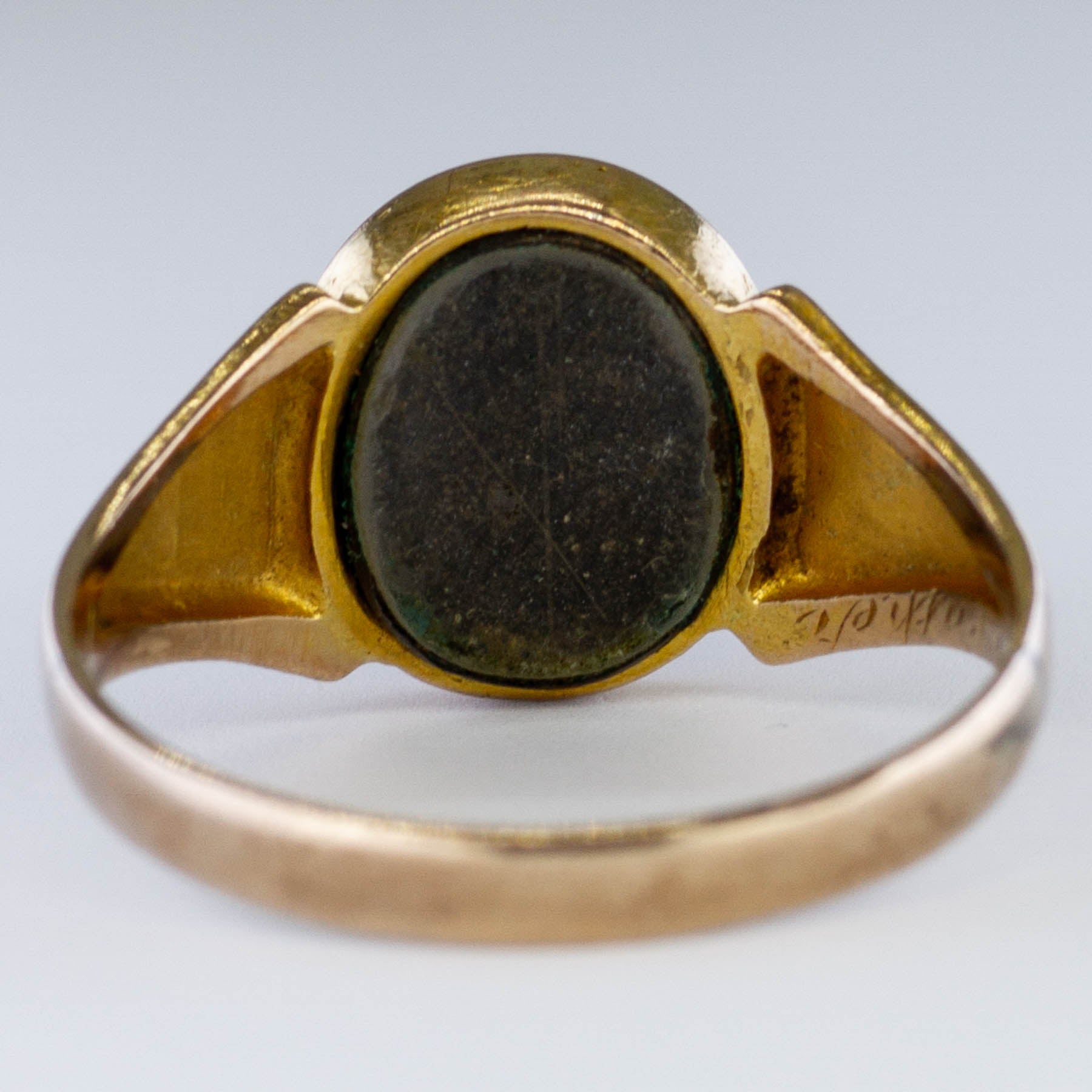 Victorian Mourning Era Diamond Rose Ring | 0.07ctw | SZ 6.75 |