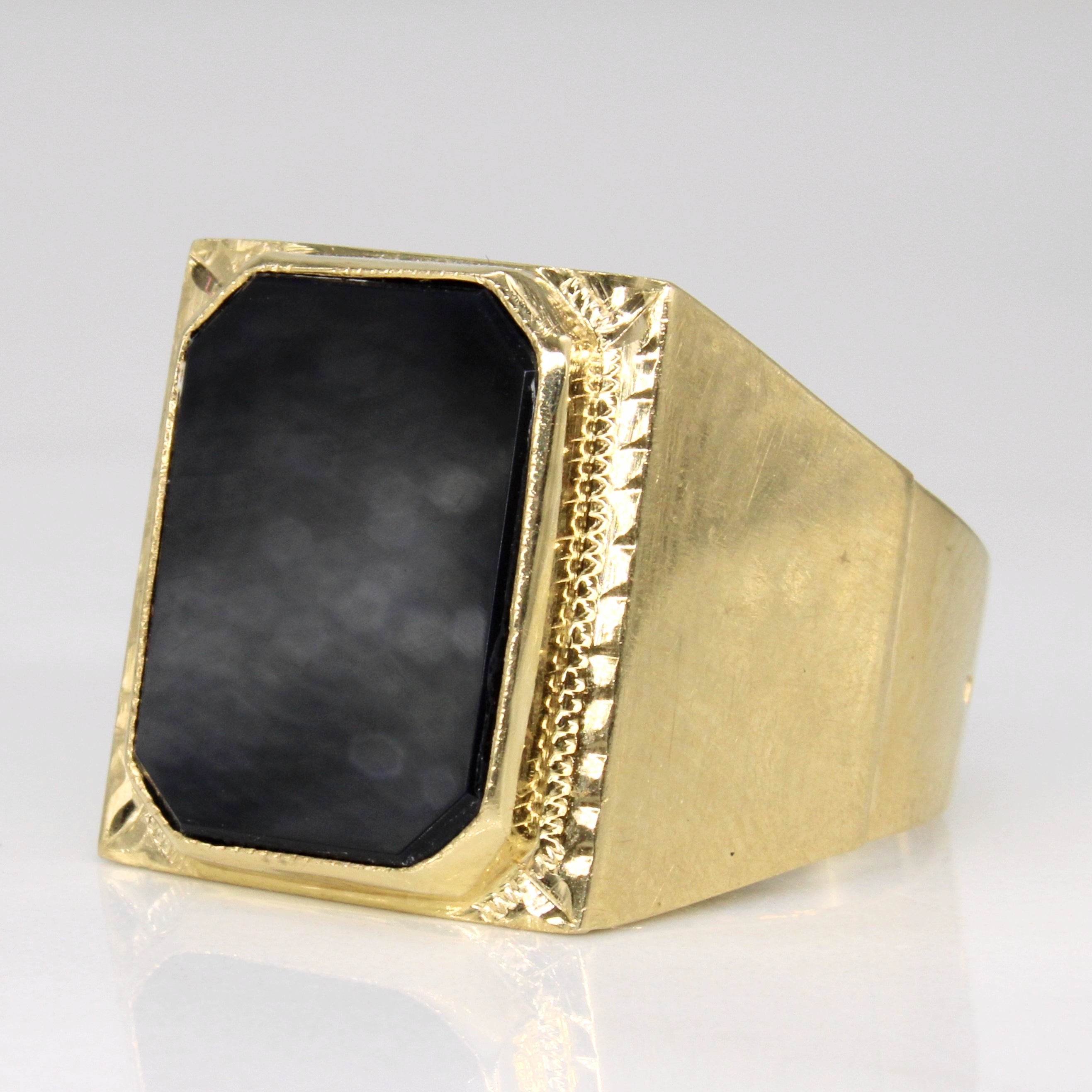 Onyx Cocktail Ring | 2.20ct | SZ 9.75 |