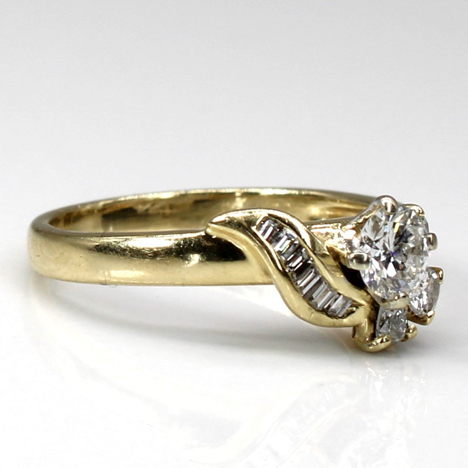 Cluster Set Diamond Ring | 0.55ctw | SZ 5.25 |