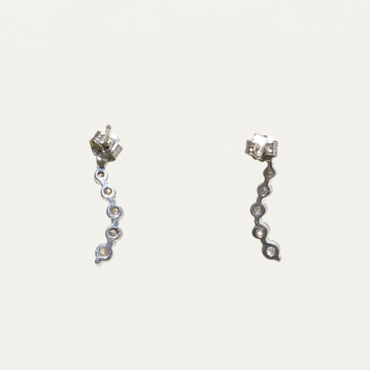 14k Diamond Journey Drop Earrings | 0.43ctw