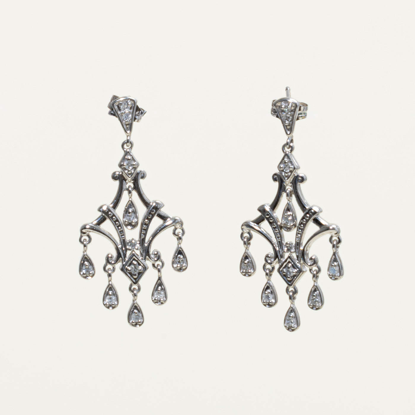 10k Diamond Chandelier Earrings | 0.25ctw