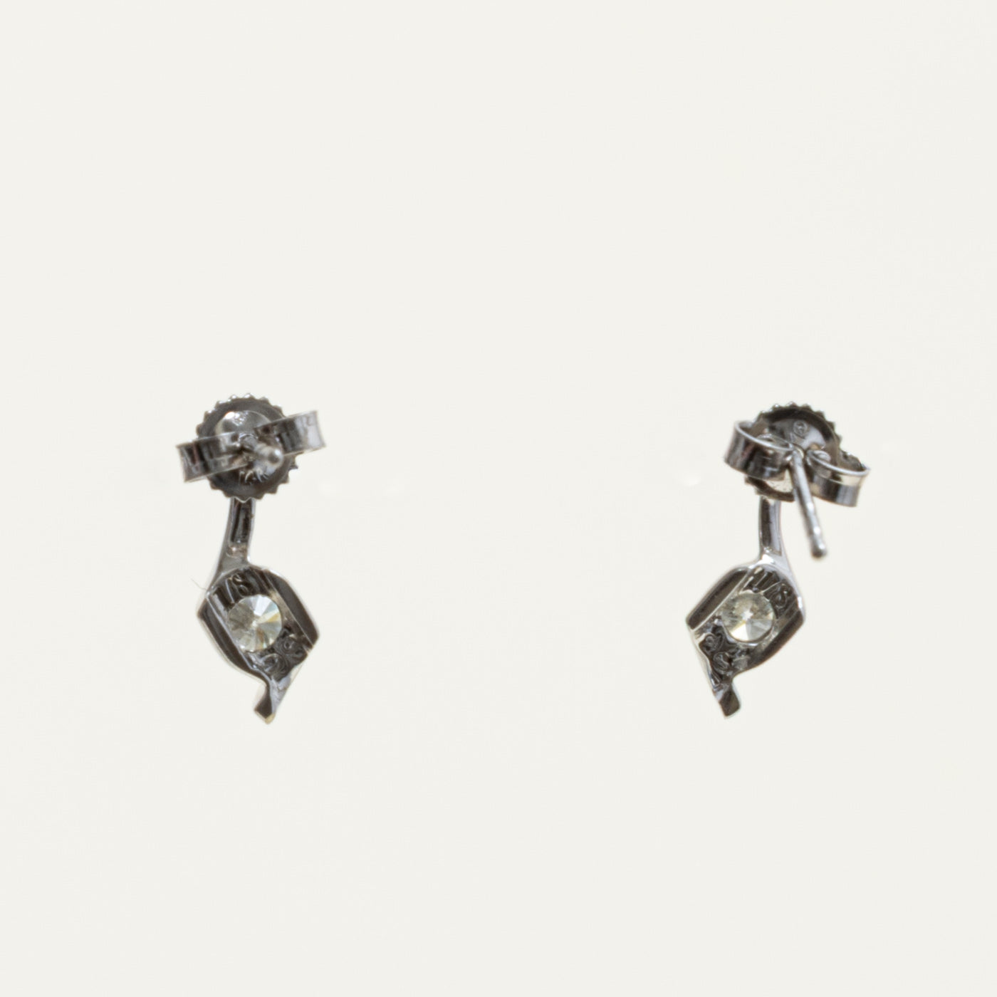 14k Diamond Drop Stud Earrings | 0.25ctw