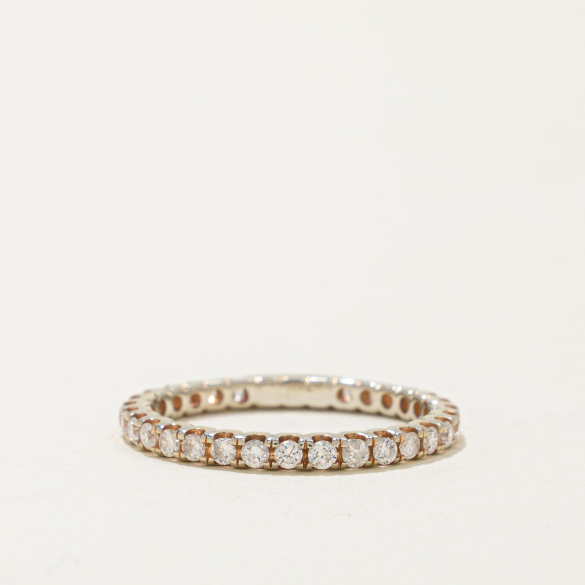 14k Eternity Diamond Band | 0.40ctw | 2.01mm | SZ 6.5