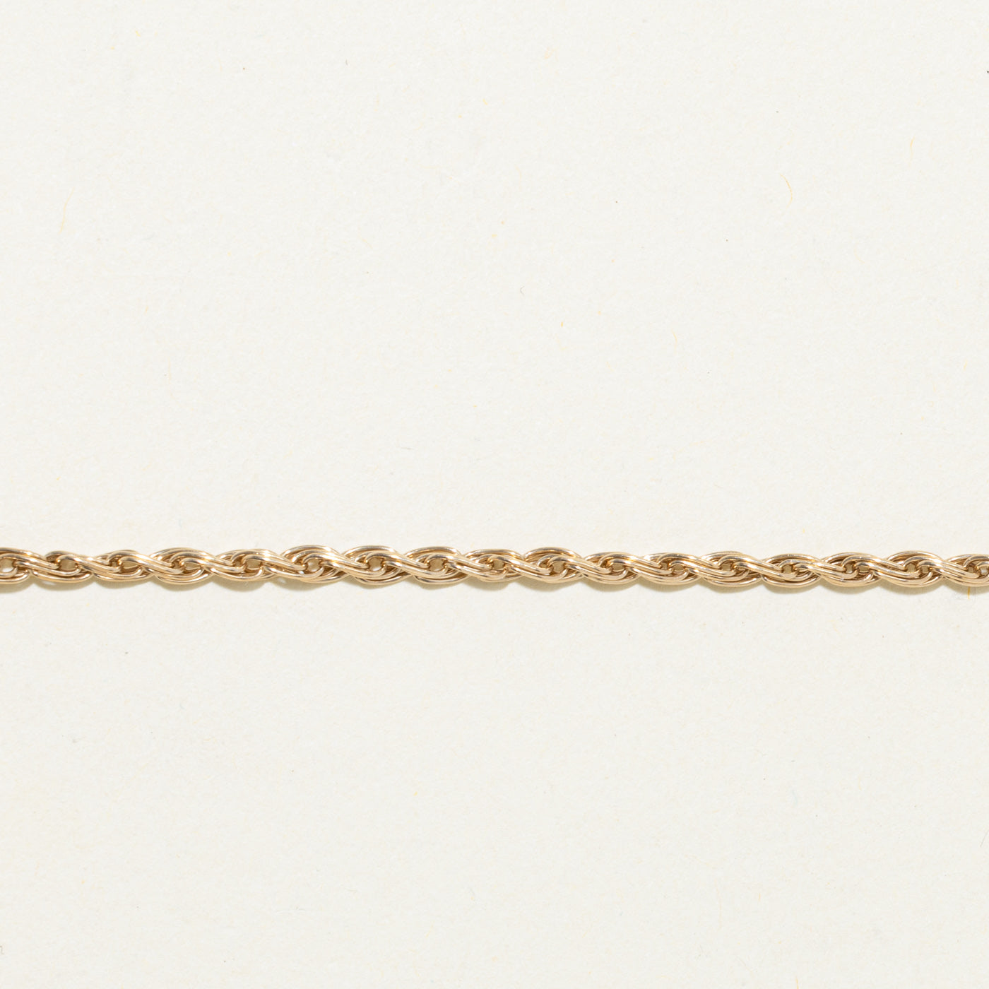 10k Yellow Gold Double Link Bracelet | 7.75"