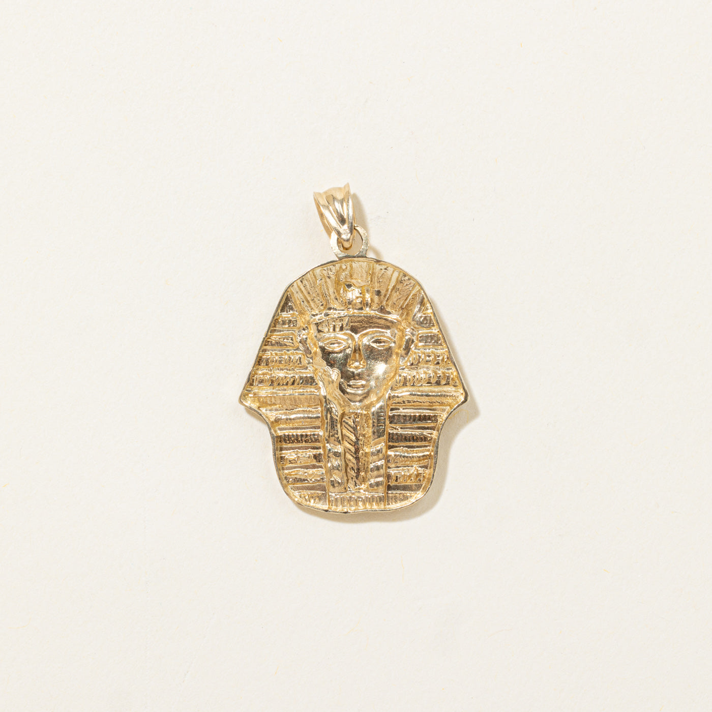 10k Pharaoh Head Pendant