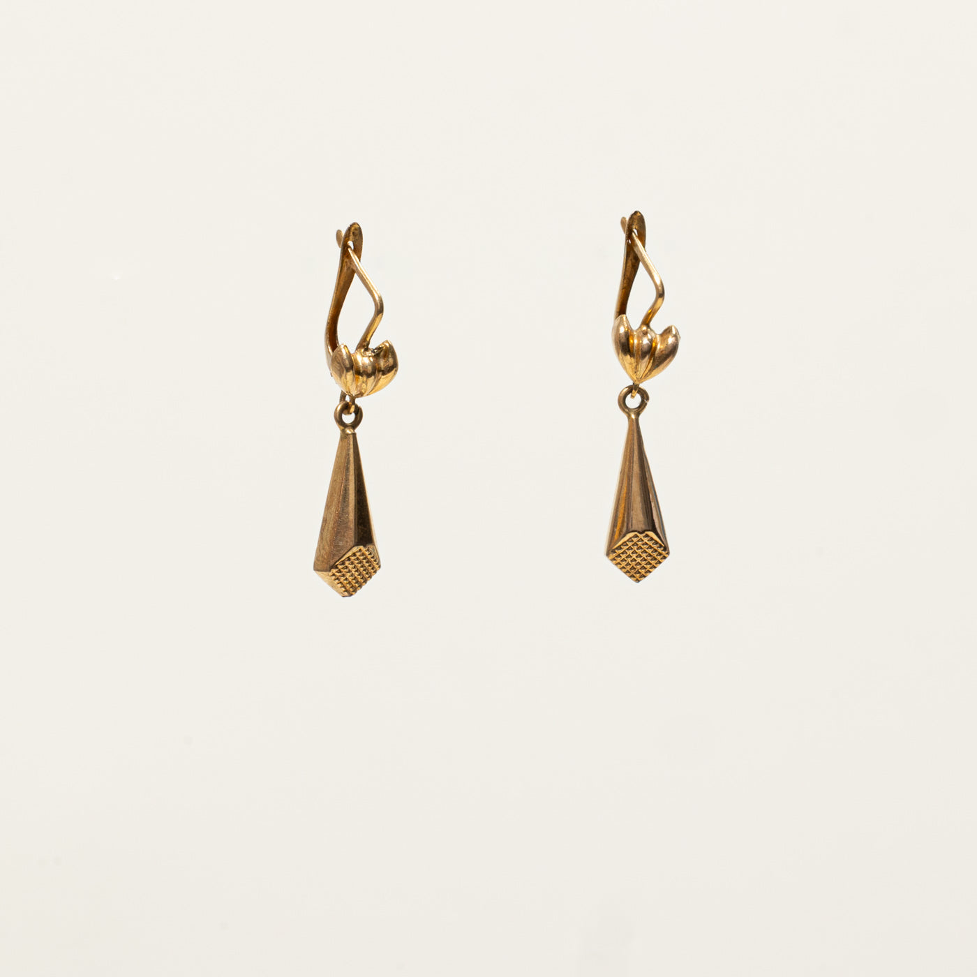 Italian 18k Yellow Earrings