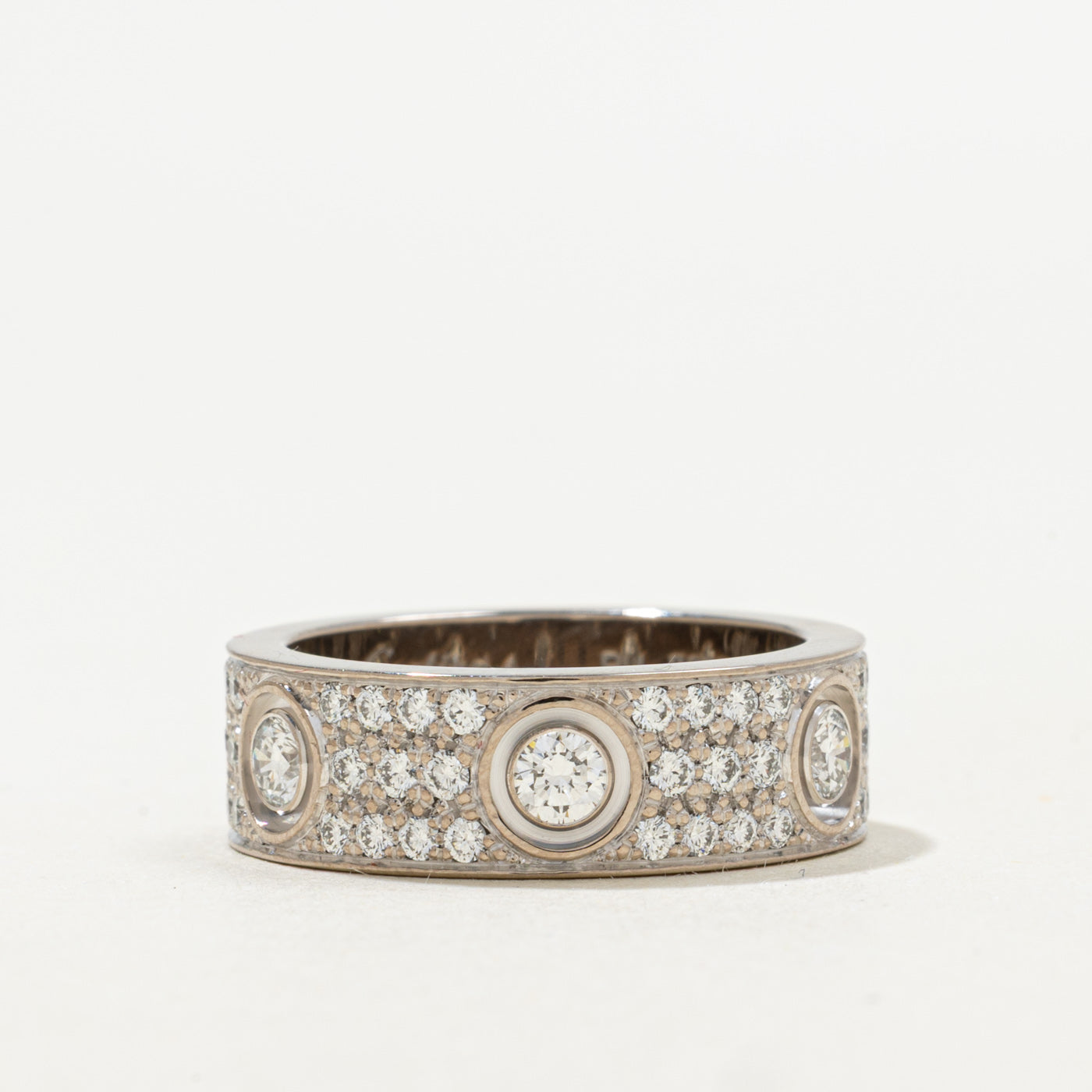 'Cartier' 6 Diamonds Love Ring Classic Model | 1.26ctw | Cartier size 51