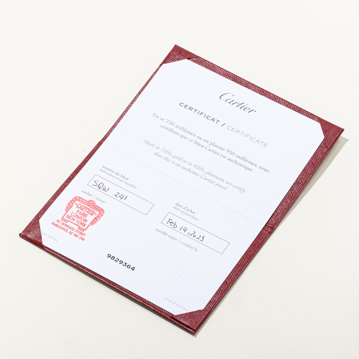 'Cartier' 10 Diamonds Love Bracelet Small Model | 0.21ctw | Cartier Size 18