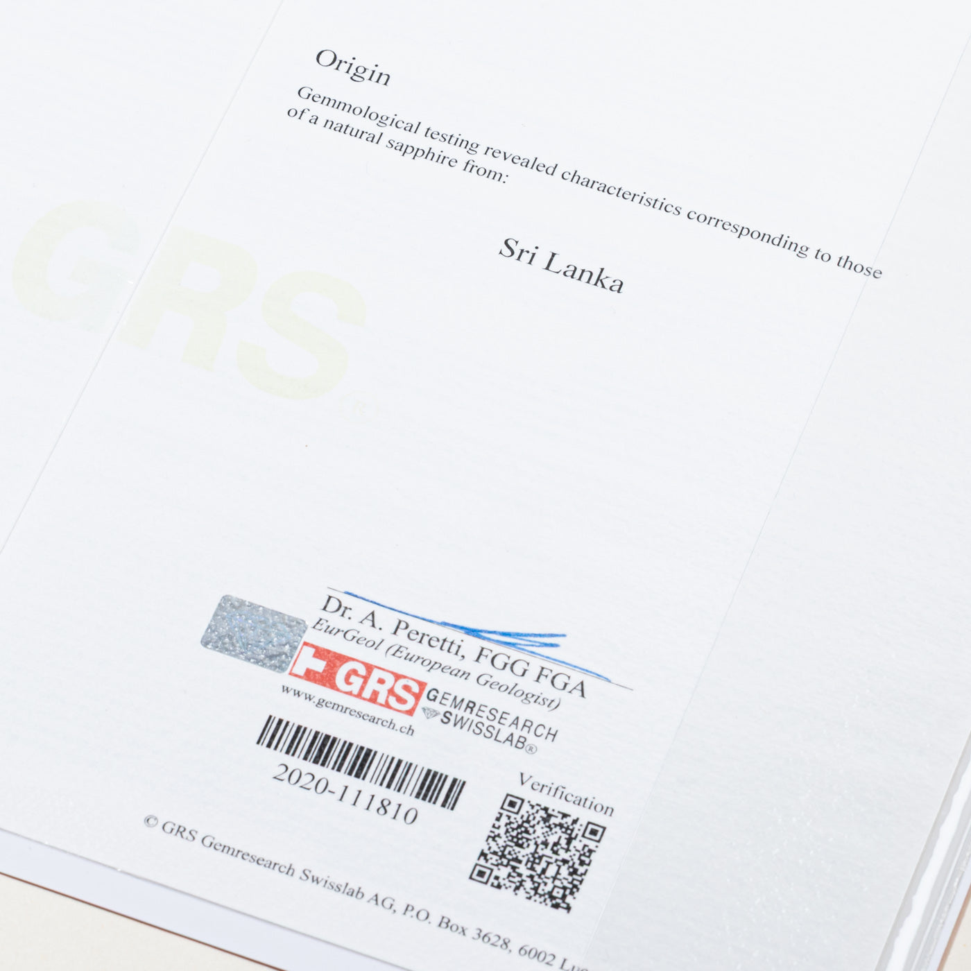 Bague en saphir bleu royal de Ceylan non chauffé et diamants (GRS) | Poids total des diamants : 6,09 ct (GRS), total des diamants : 2,10 ct (GRS) | Taille : 6,75