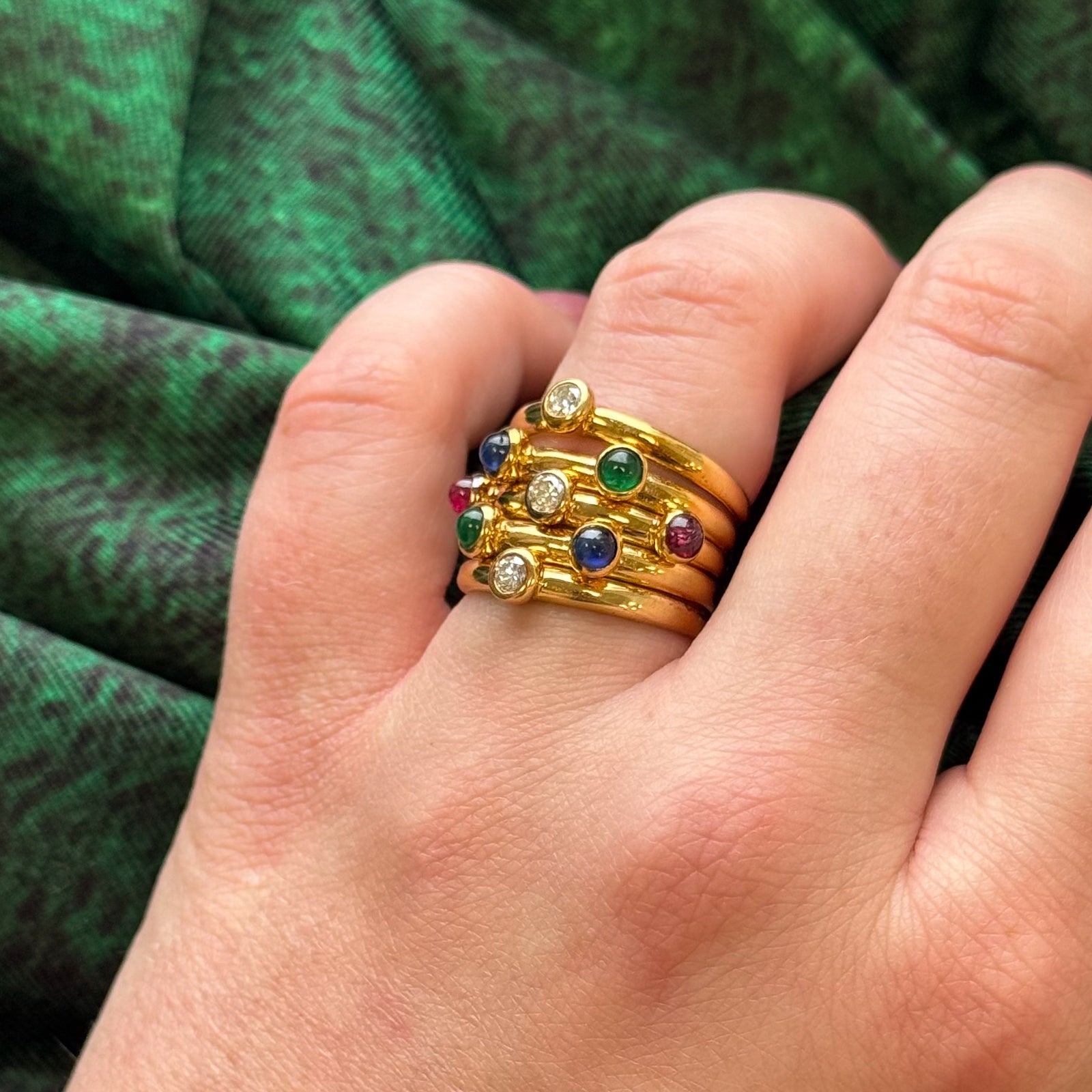 Multi-Gem Ring | 0.60ctw, 0.30ctw | SZ 7.25 |