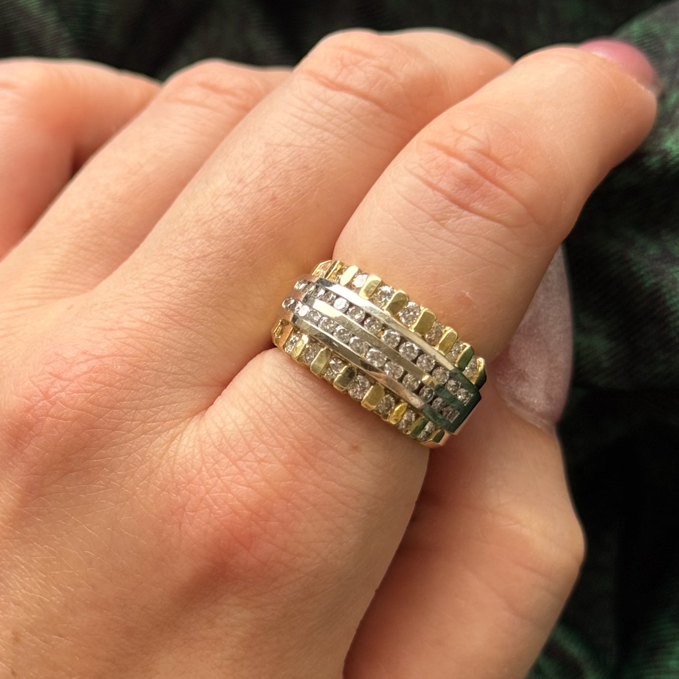 Diamond Ring | 1.37ctw, 1.22ctw | SZ 7.75 |