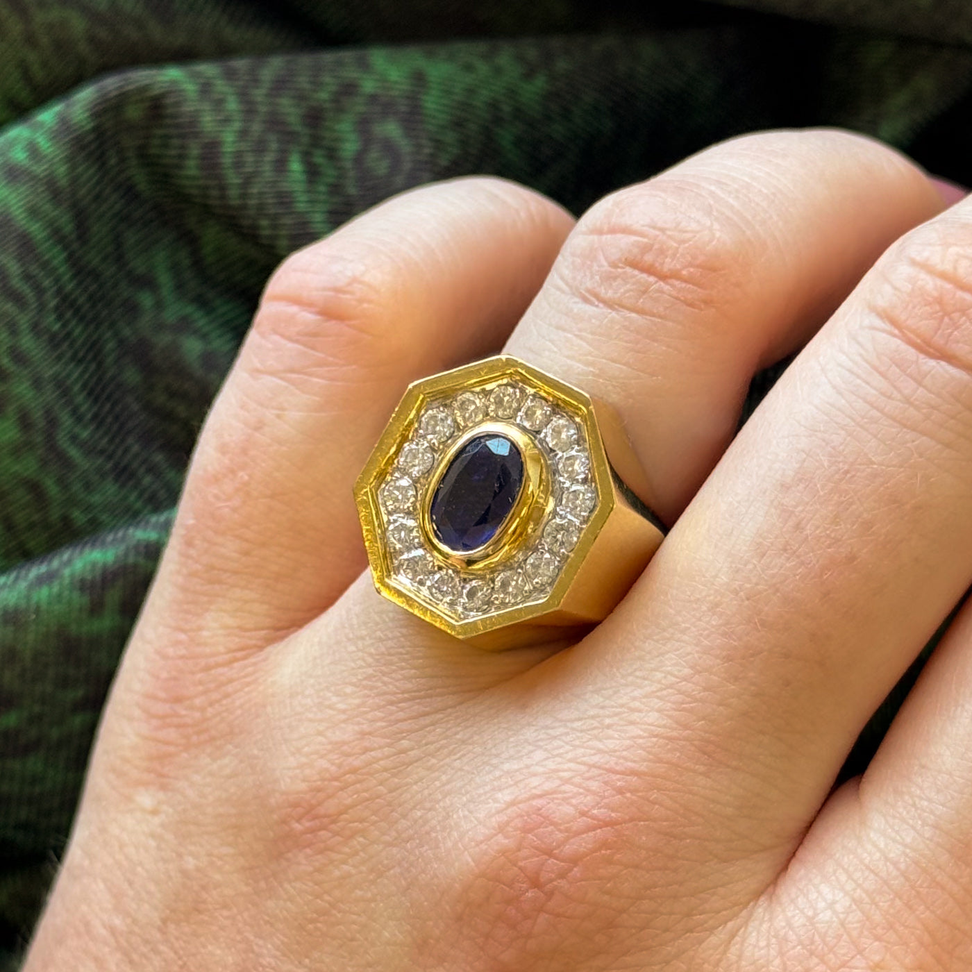 Sapphire & Diamond Cocktail Ring | 1.85ct, 0.75ctw | SZ 6.25 |