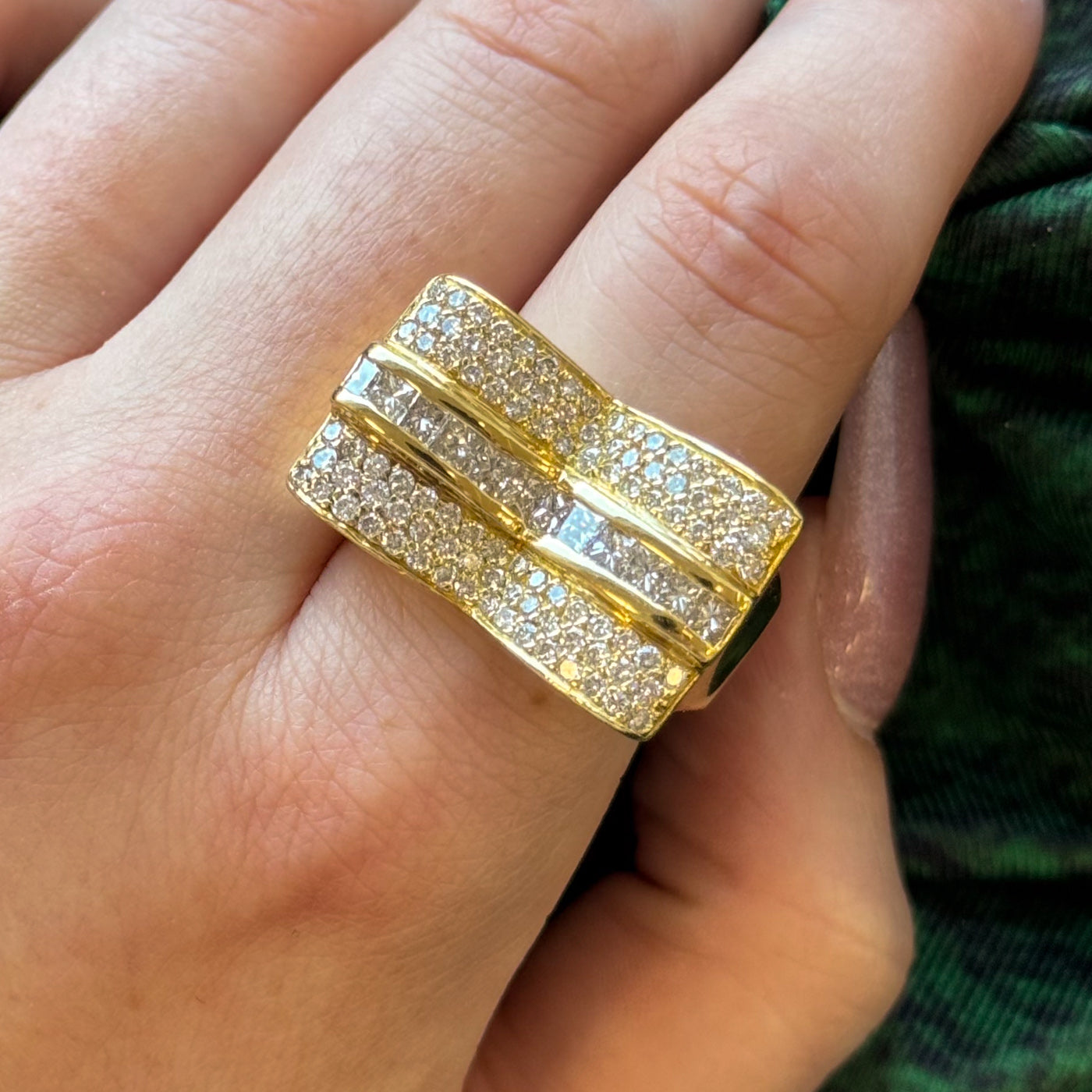 Diamond Cocktail Ring | 1.65ctw, 0.41ctw | SZ 7.5 |