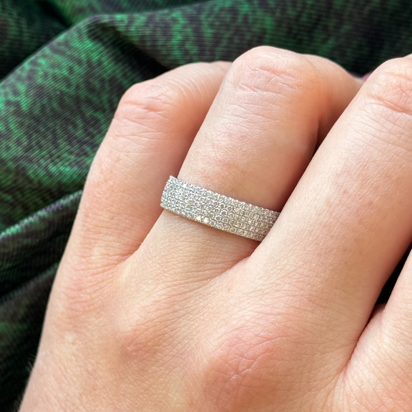 Diamond Eternity Ring | 1.35ctw | SZ 6.75 |