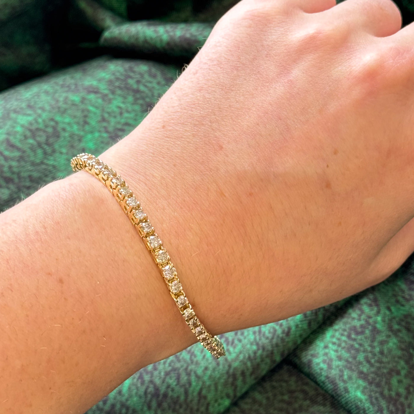 Bracelet de tennis en diamants | 5,00 ct | Taille 7,5" |