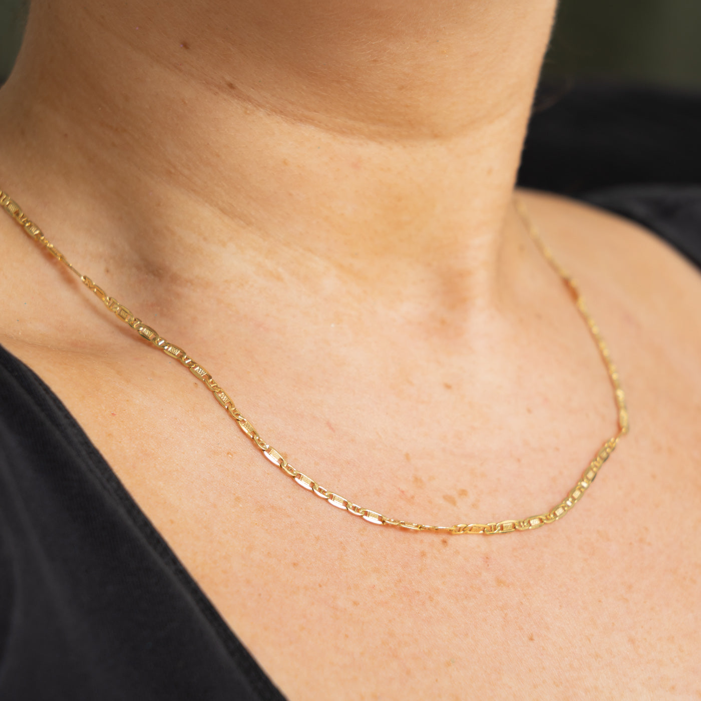 18k Yellow Gold Figarucci Chain | 2.60mm | 18"